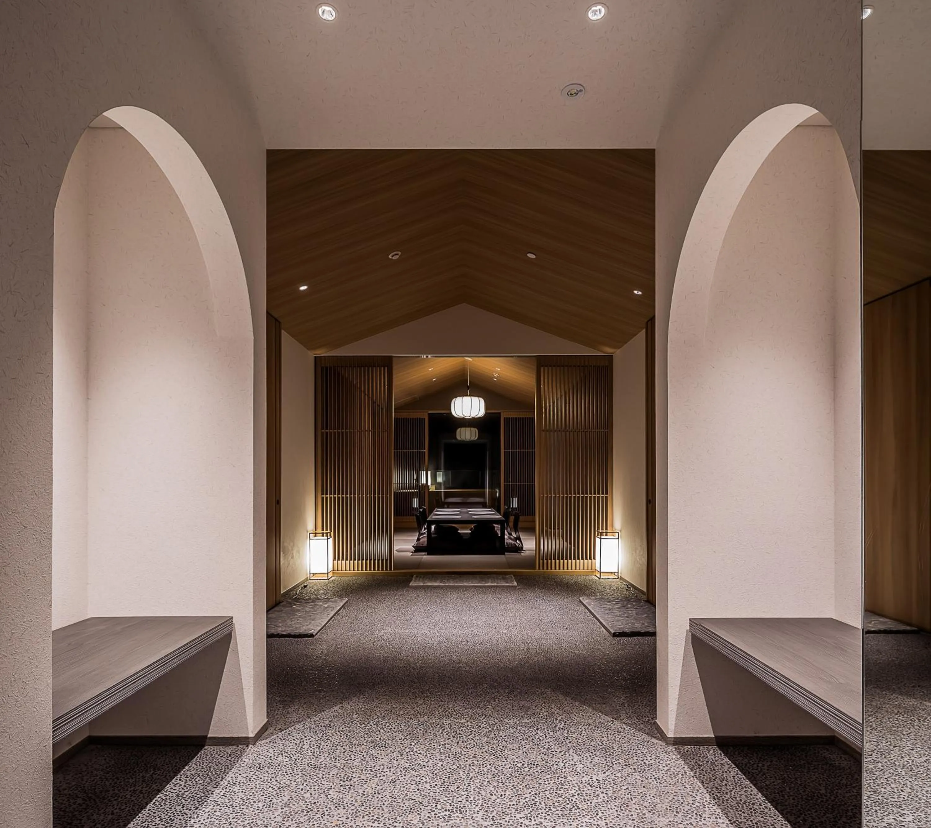 Seating area in MUWA NISEKO