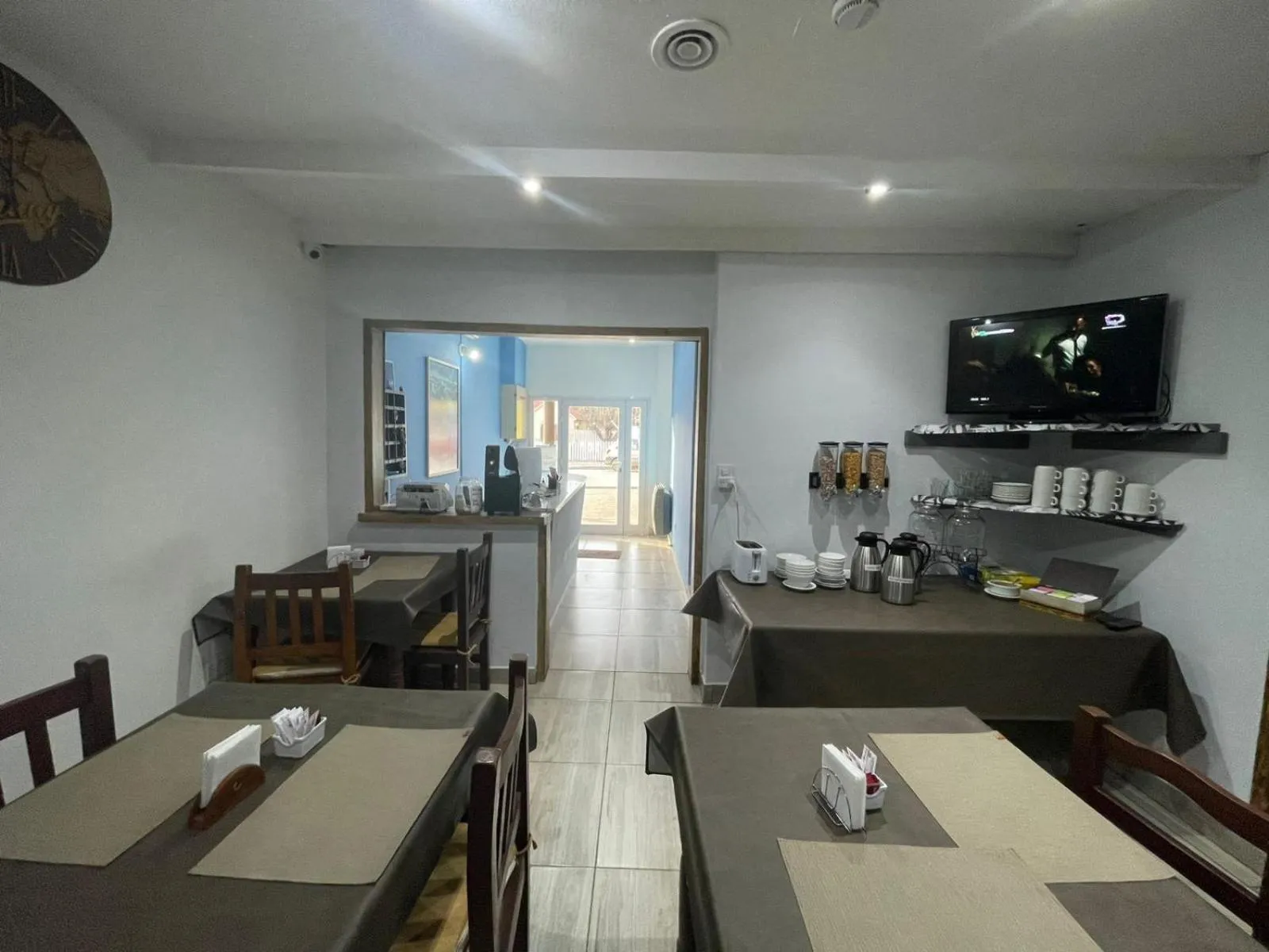 Coffee/tea facilities in Hostel Danny