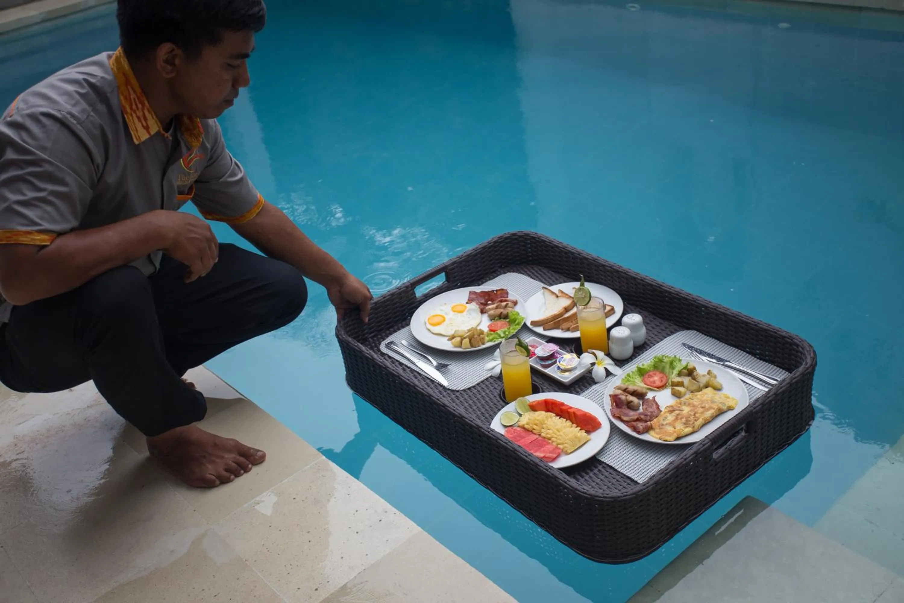 Food and drinks in The Kon's Villa Bali Seminyak