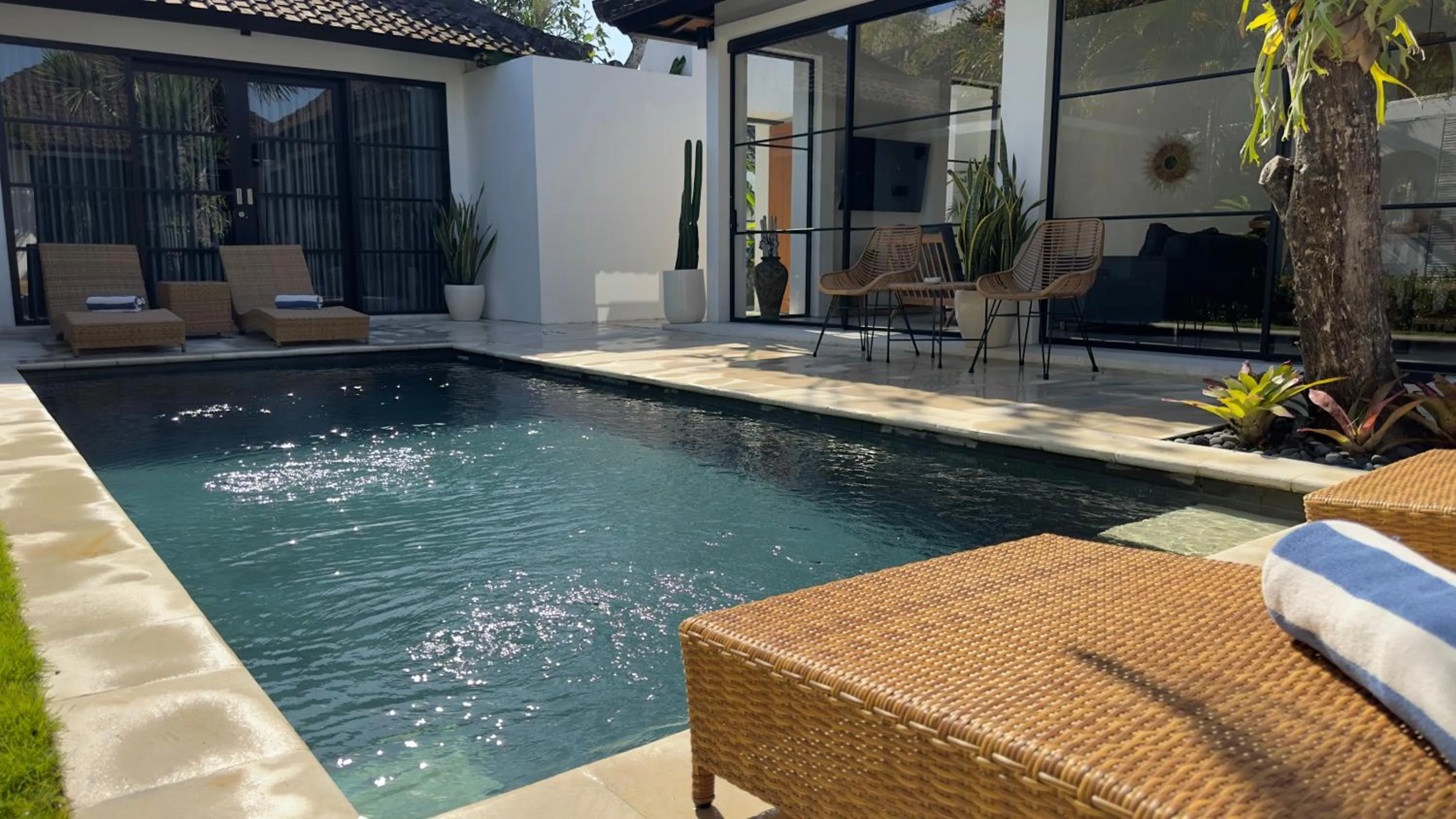 Pool view in The Kon's Villa Bali Seminyak