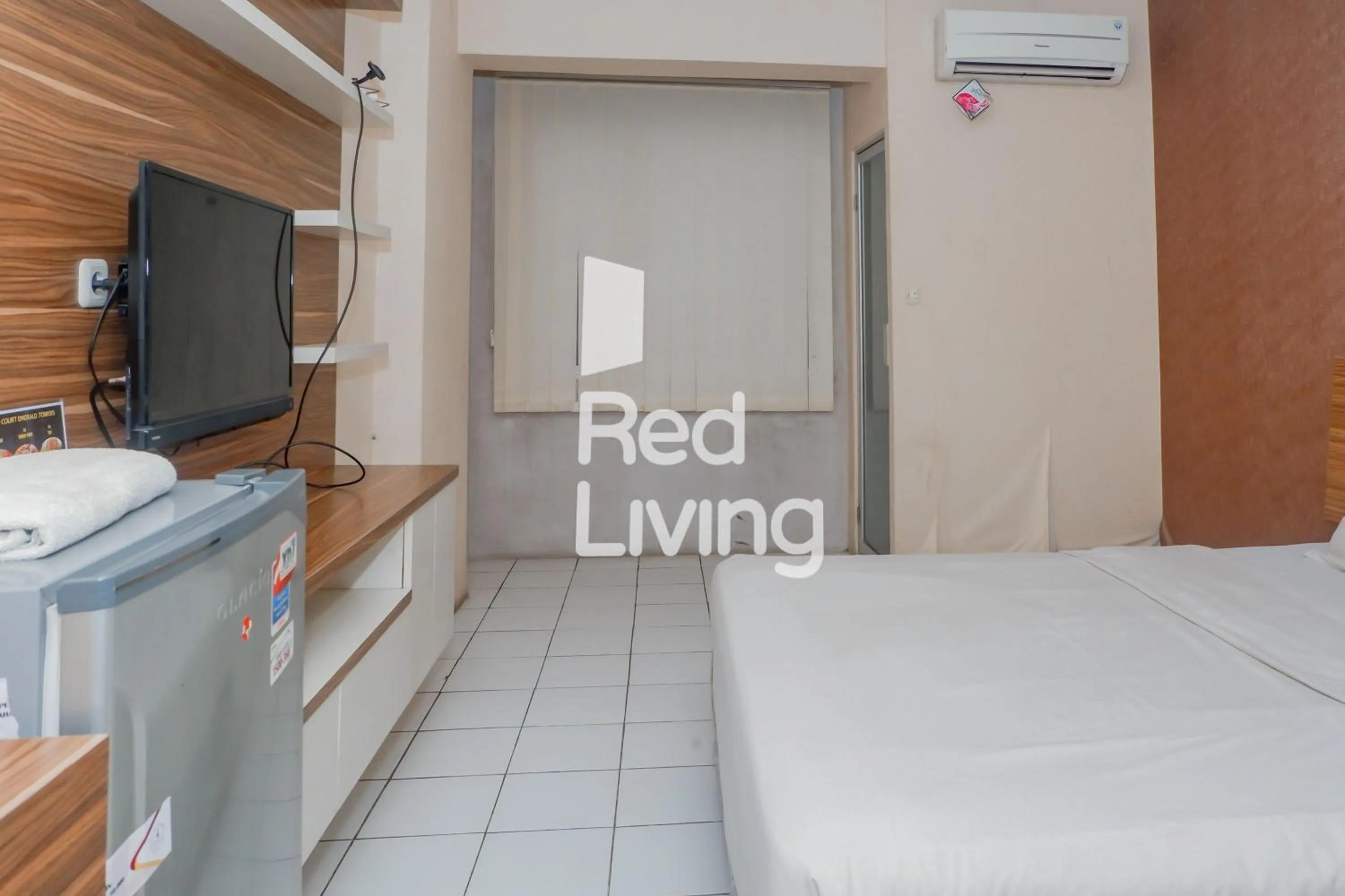 Bedroom, Bed in Redliving Apartemen Emerald Tower - Bion Apartel 2 Tower South