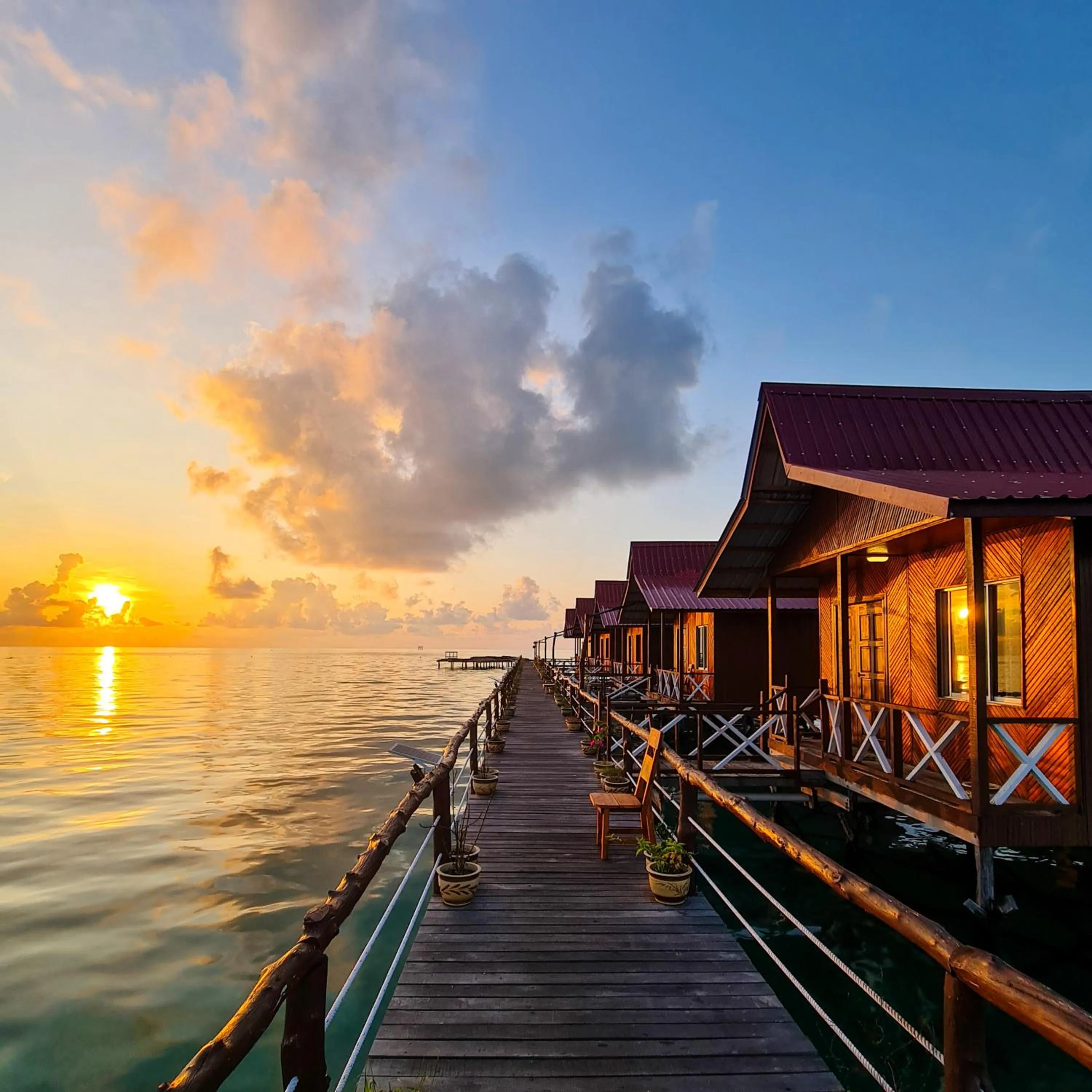 Sunrise in Pavalintang Resort