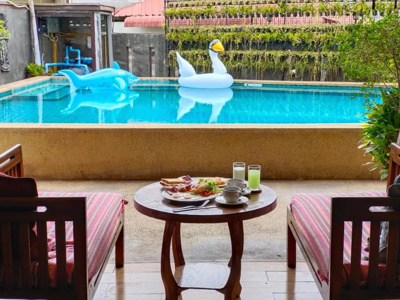 Pool view in Wualai Boutique by Lanna Oriental