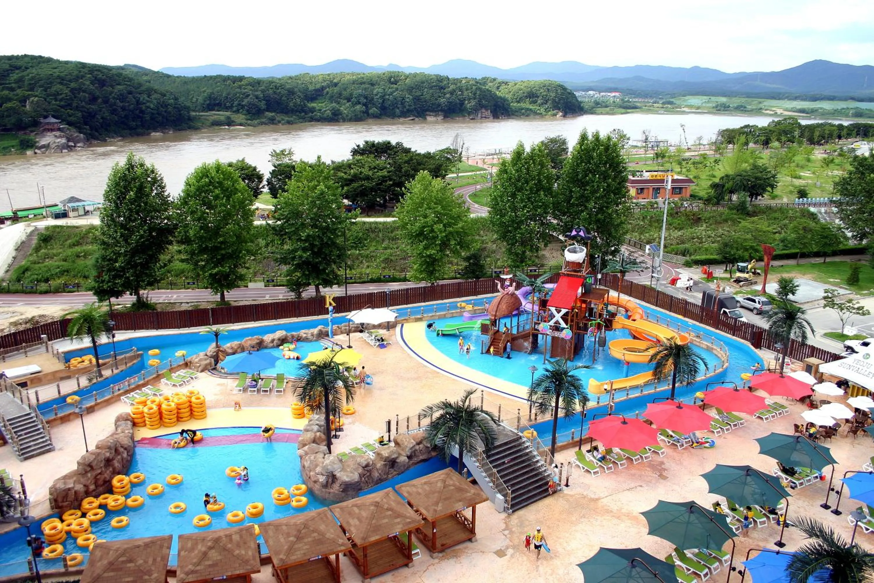 Aqua park in Sun Valley Hotel