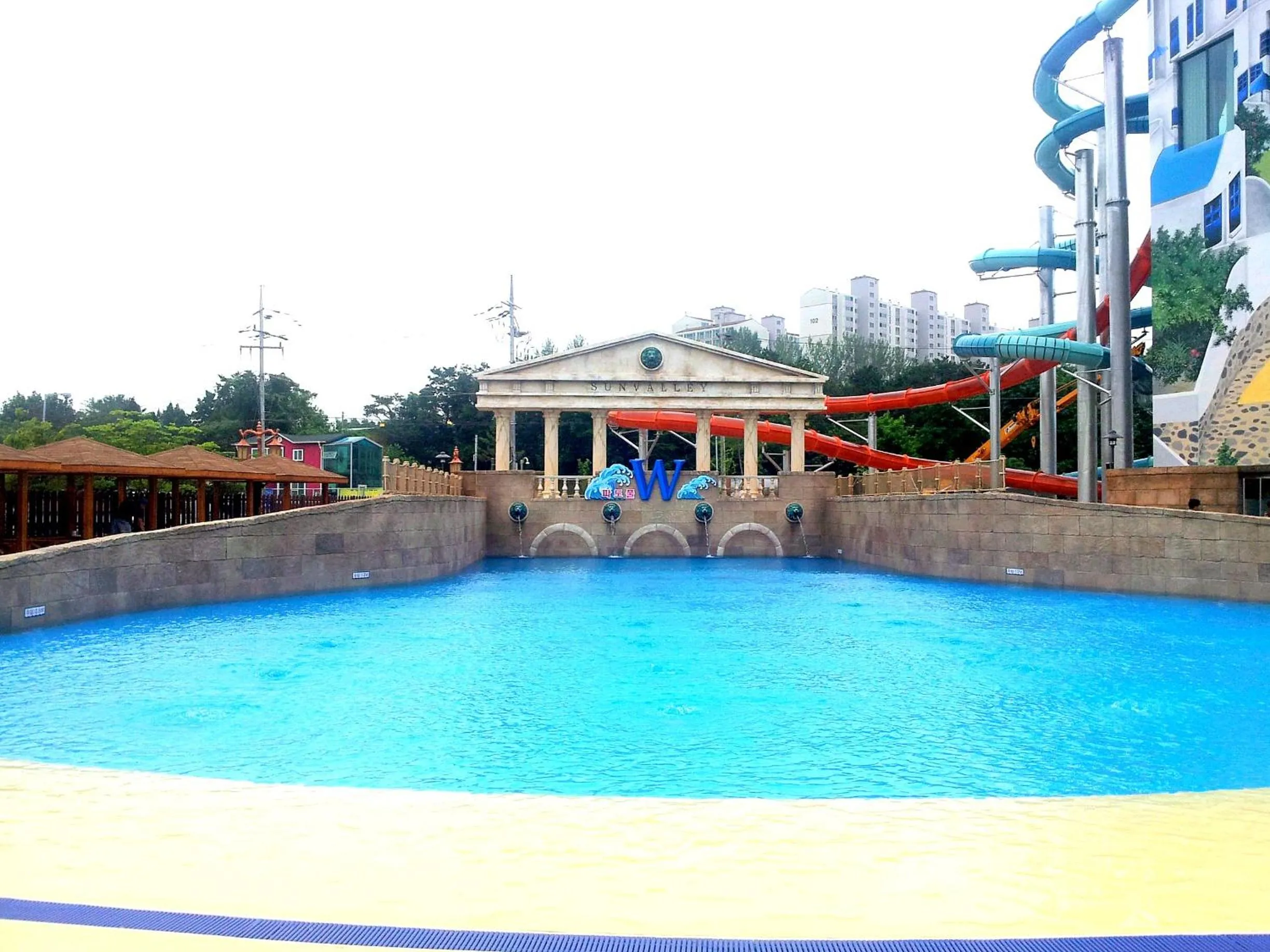 Aqua park in Sun Valley Hotel