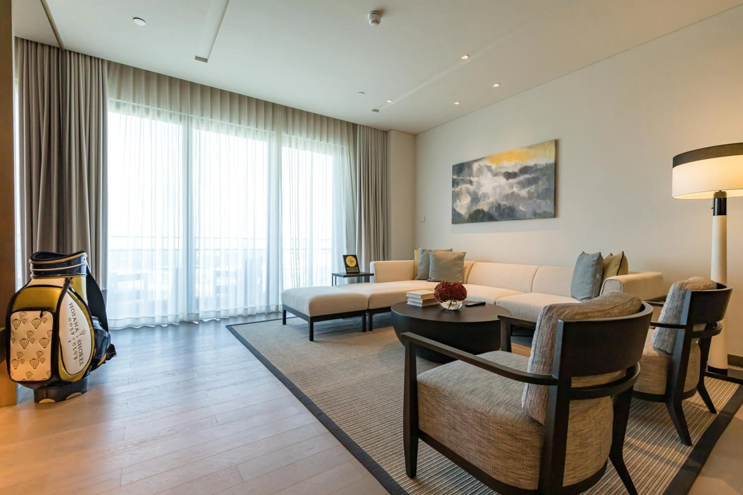 Living room in Hoiana Residences