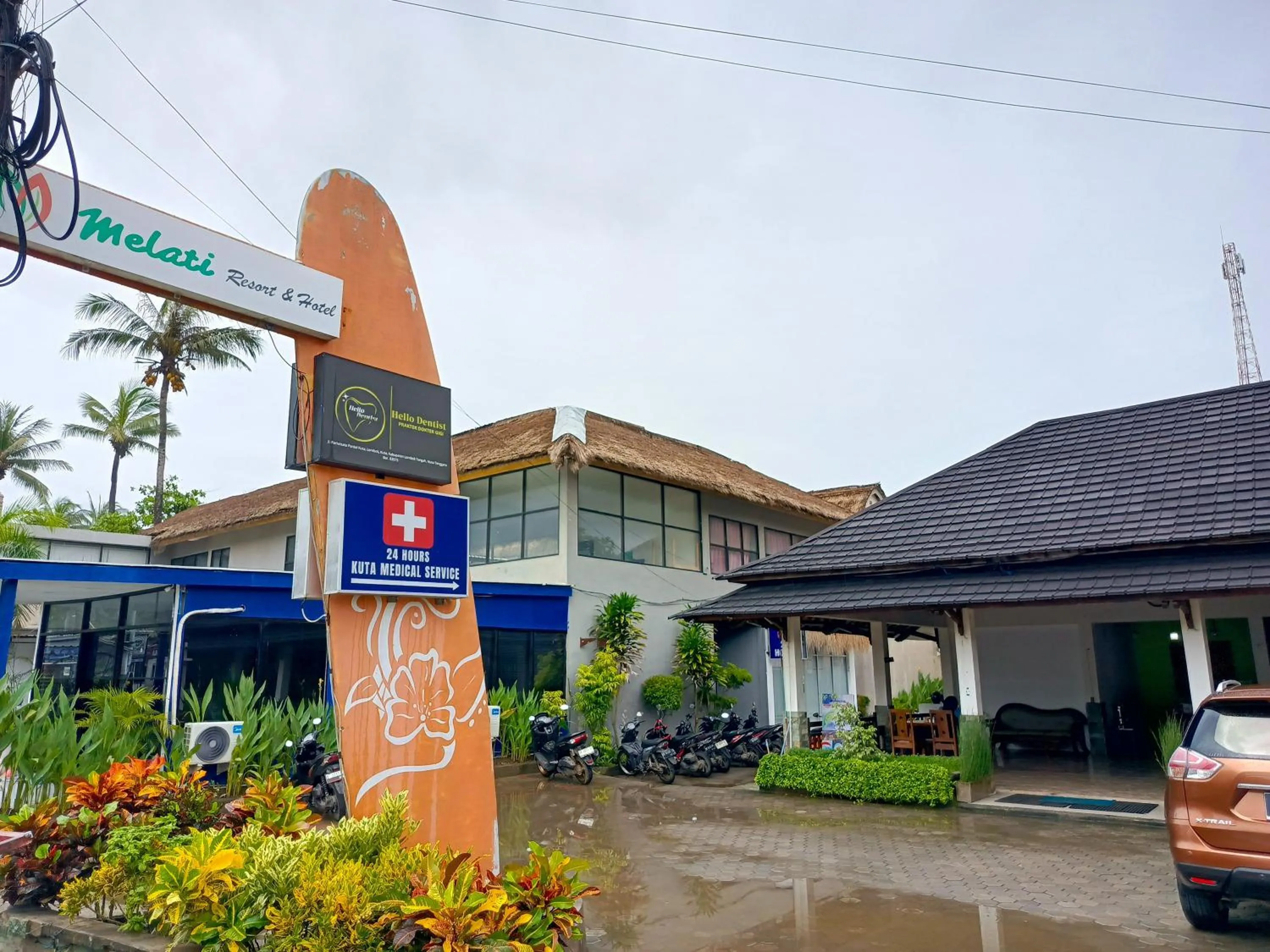 Property building in Melati Resort & Hotel Kuta Lombok