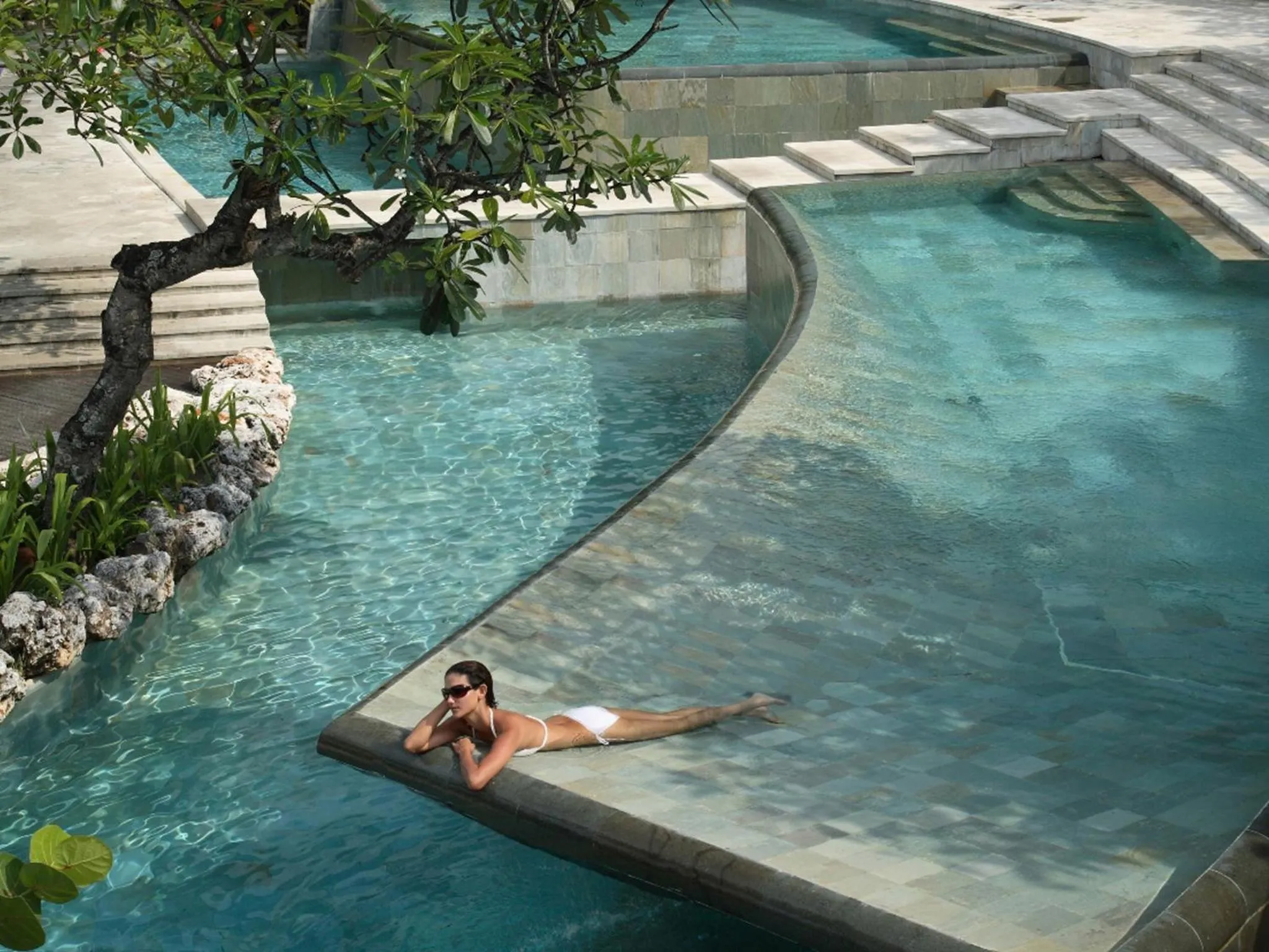 Swimming pool in AYANA Segara Bali