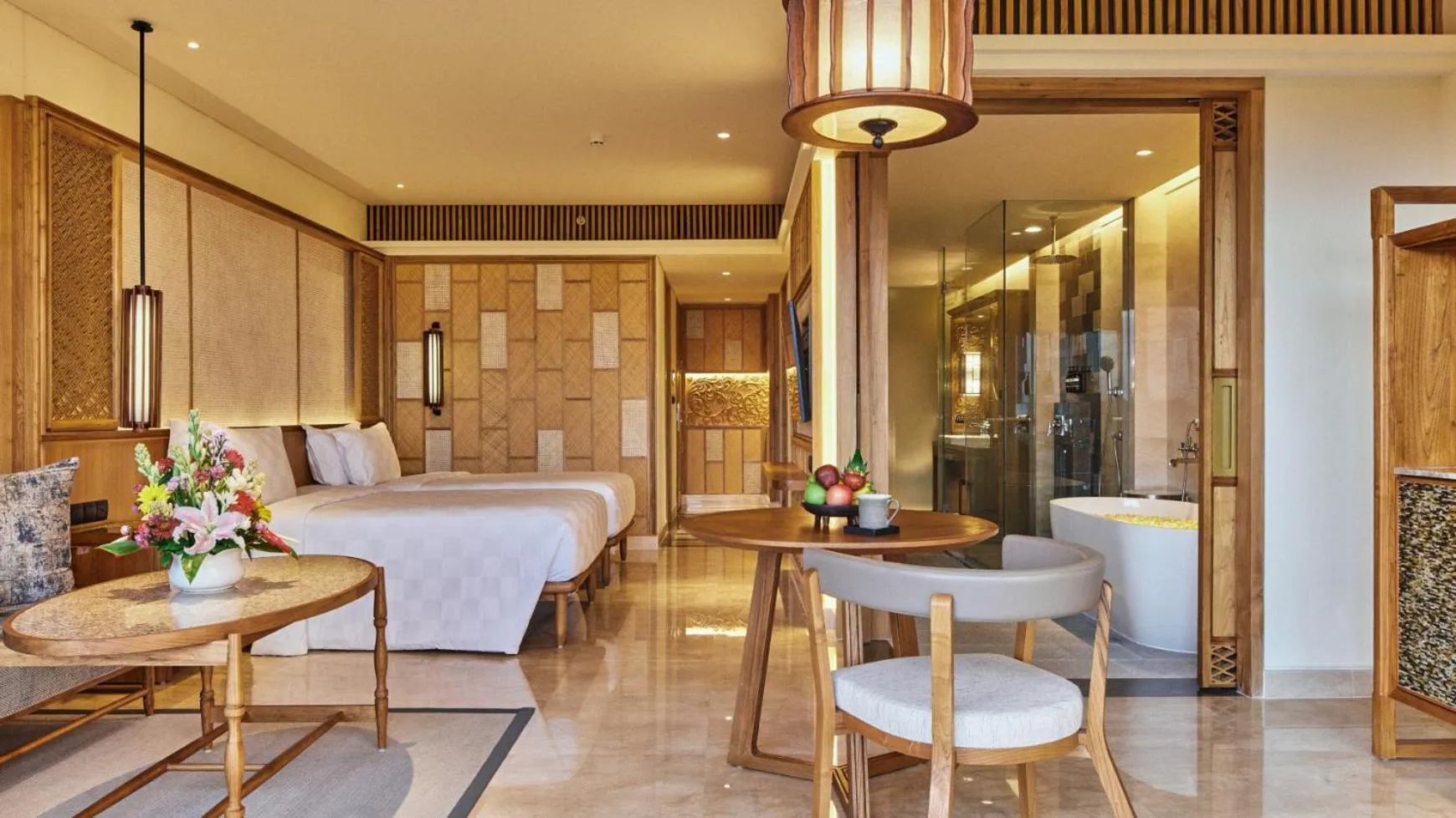 Bed in AYANA Segara Bali