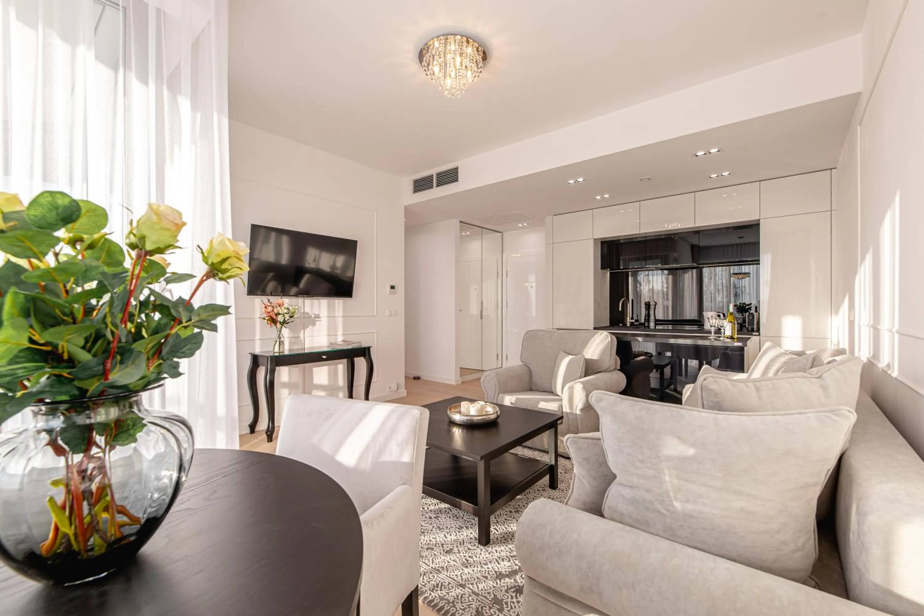 Living room in Dune Beach Resort - C