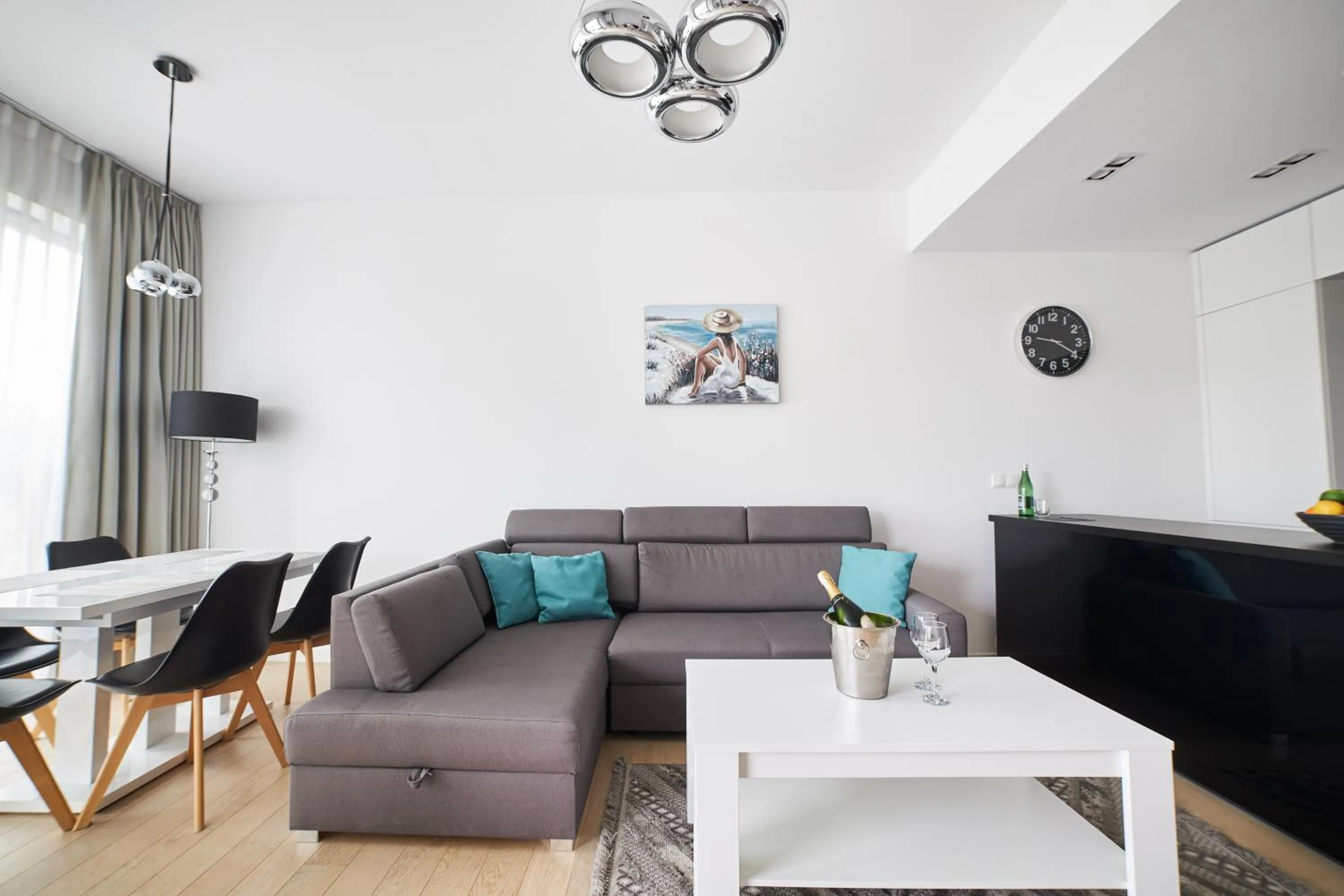 Living room in Dune Beach Resort - C