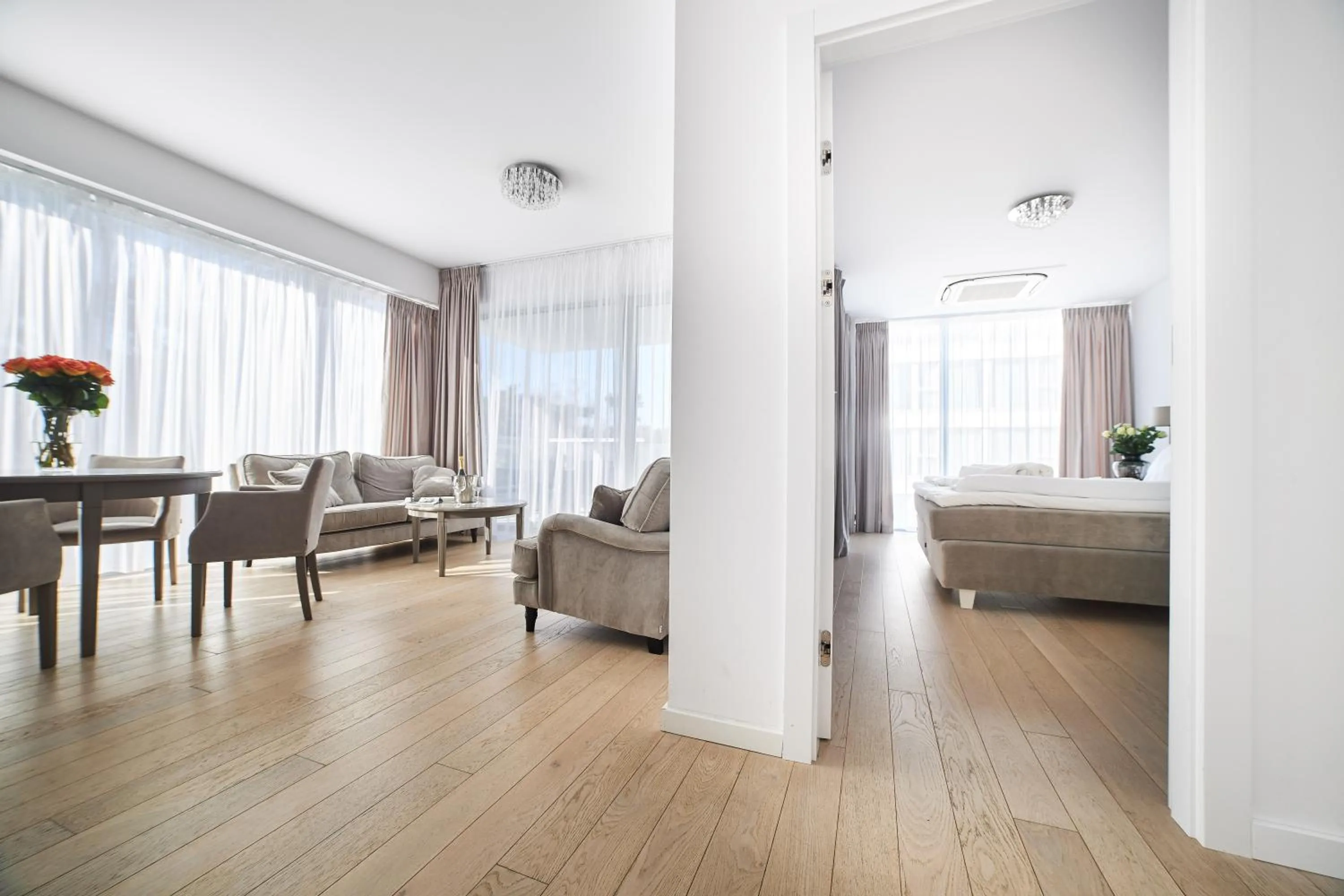 Living room in Dune Beach Resort - C