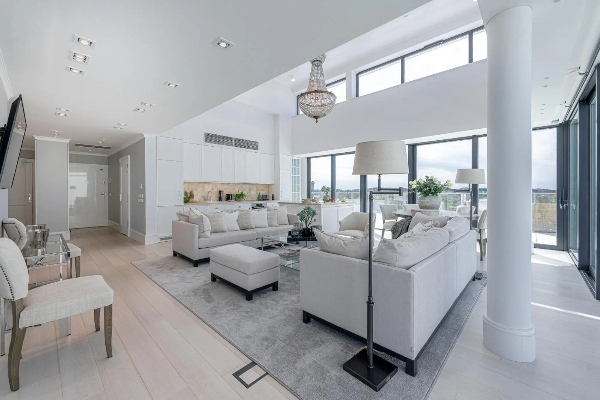 Living room in Dune Beach Resort - C