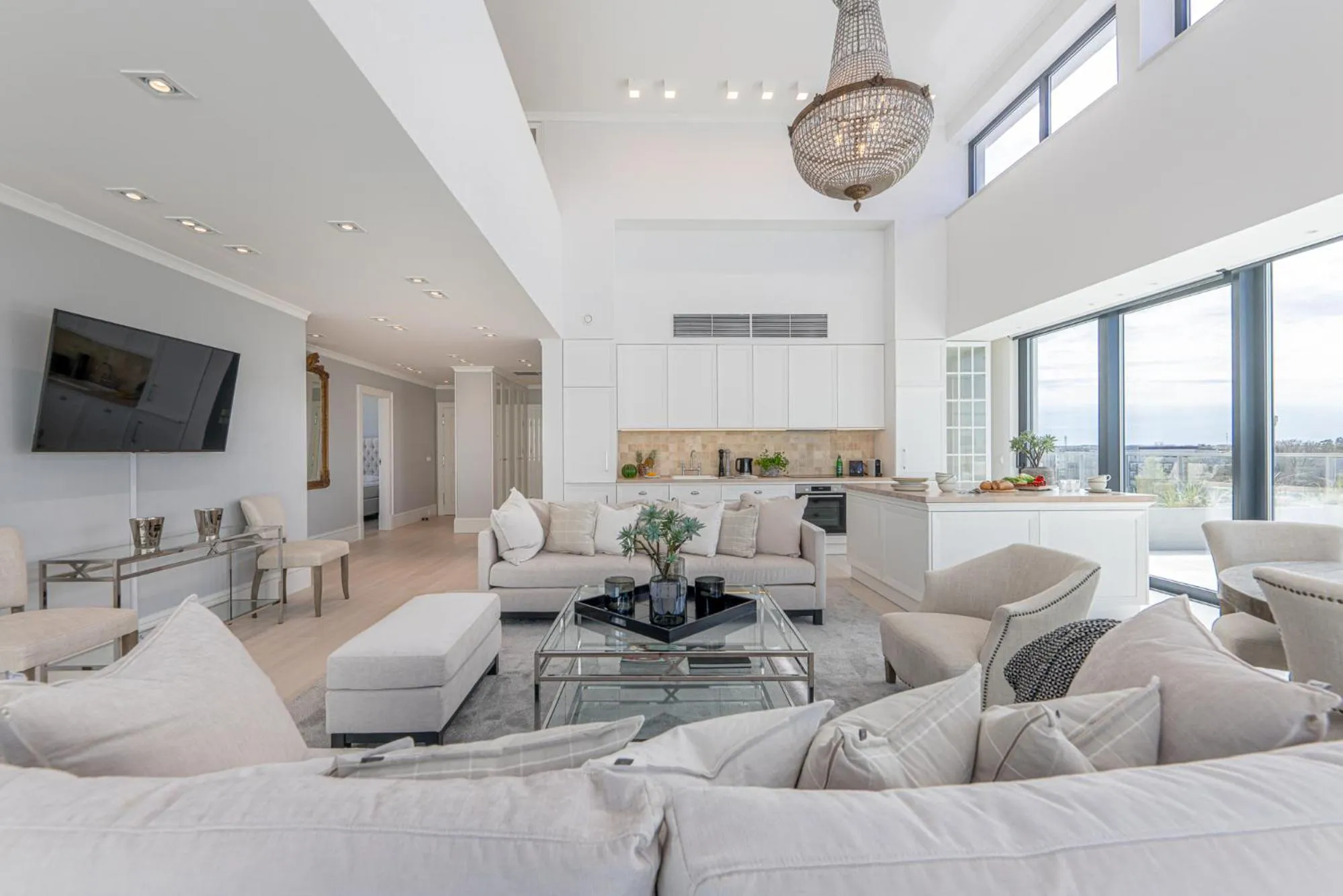 Living room in Dune Beach Resort - C