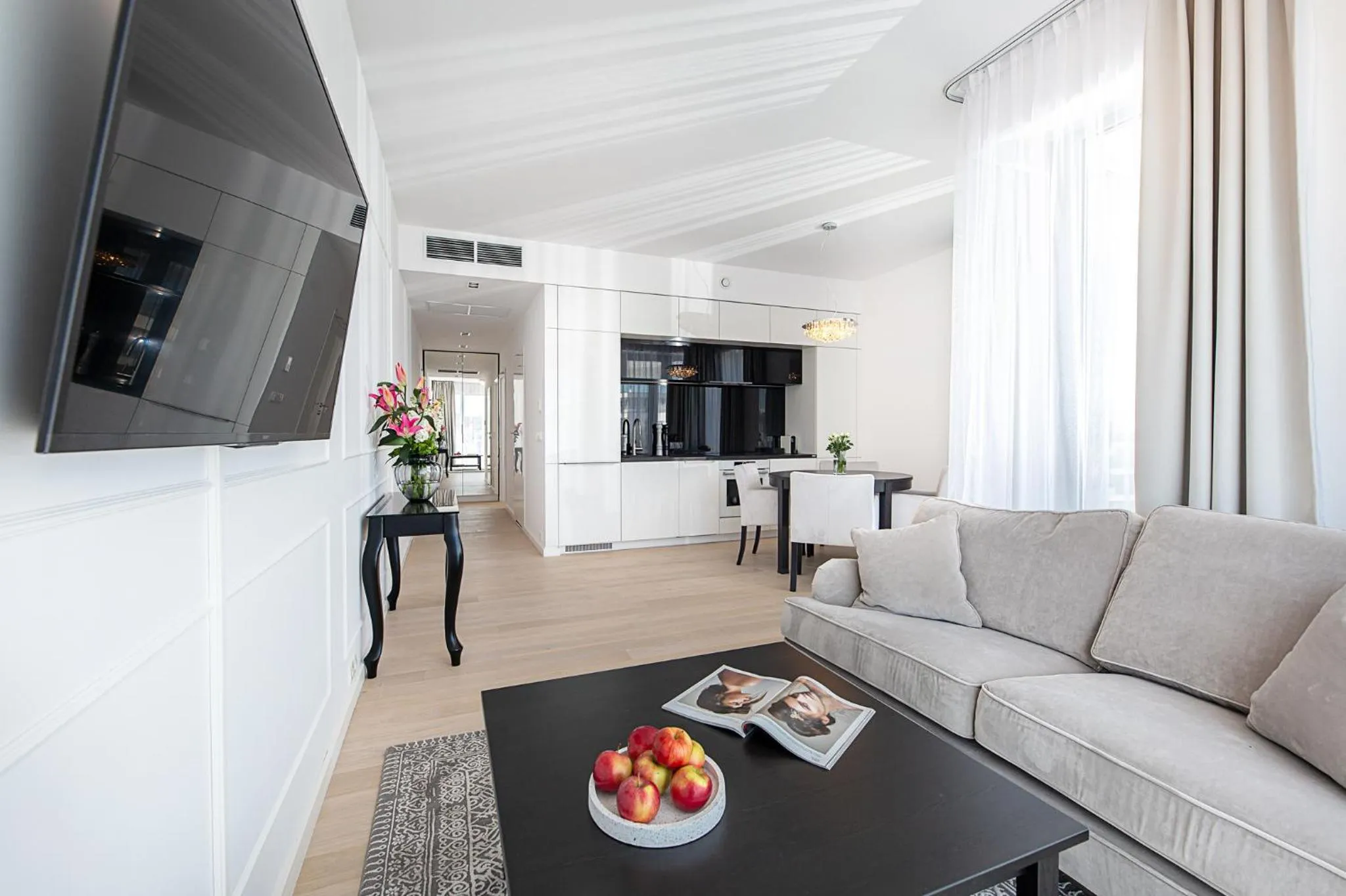 Living room in Dune Beach Resort - C