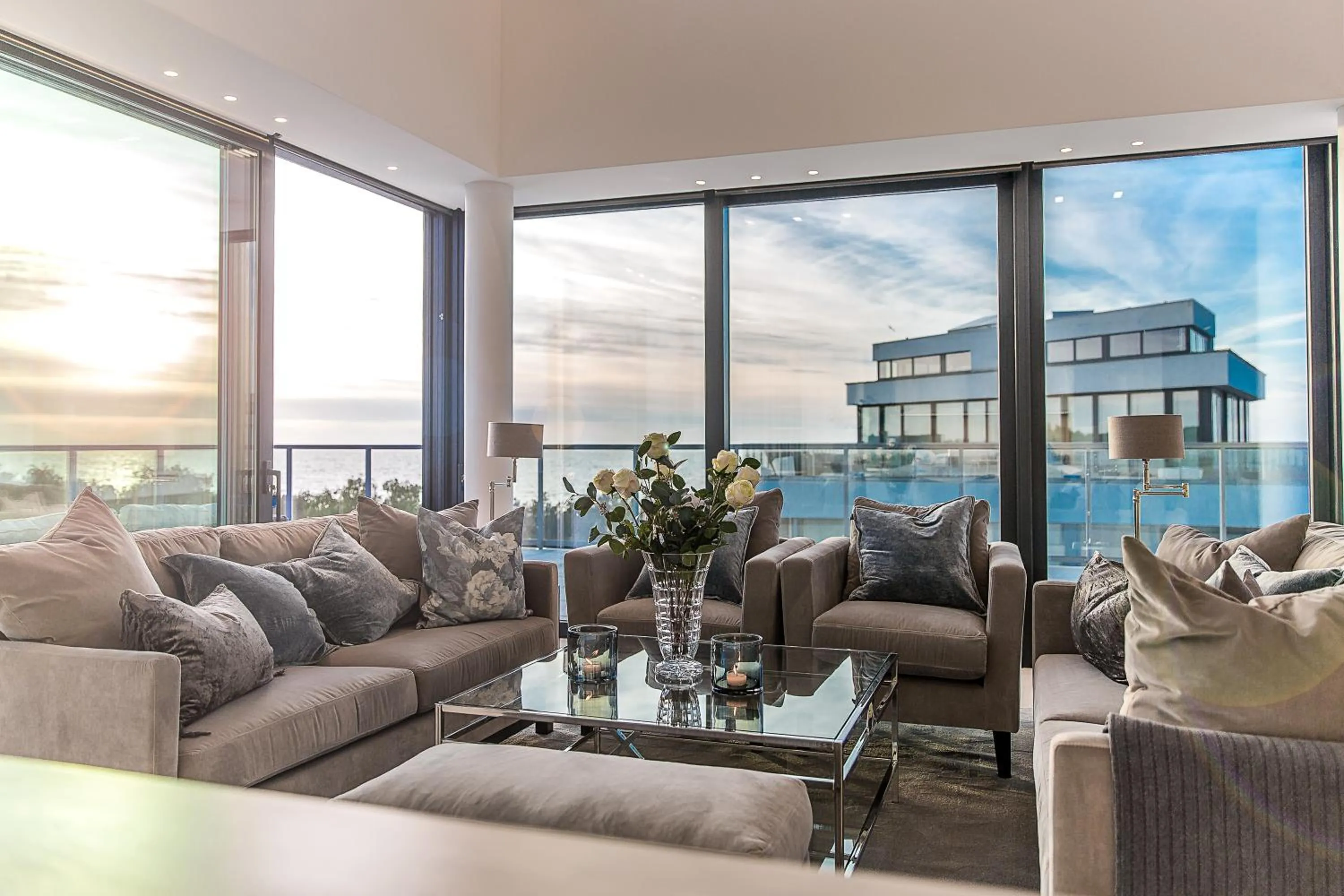 Living room in Dune Beach Resort - C