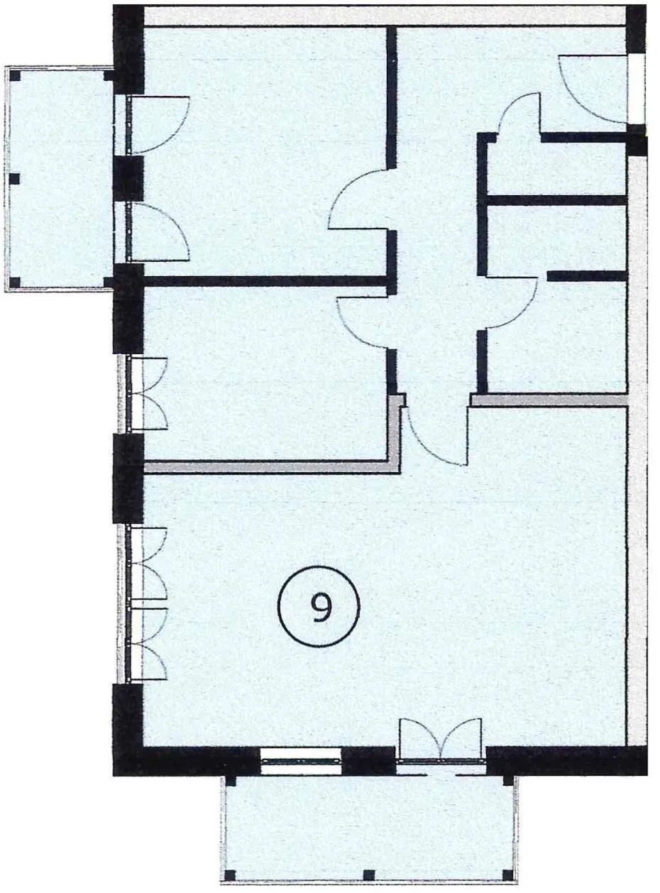 Floor plan in Villa Karina by Rujana
