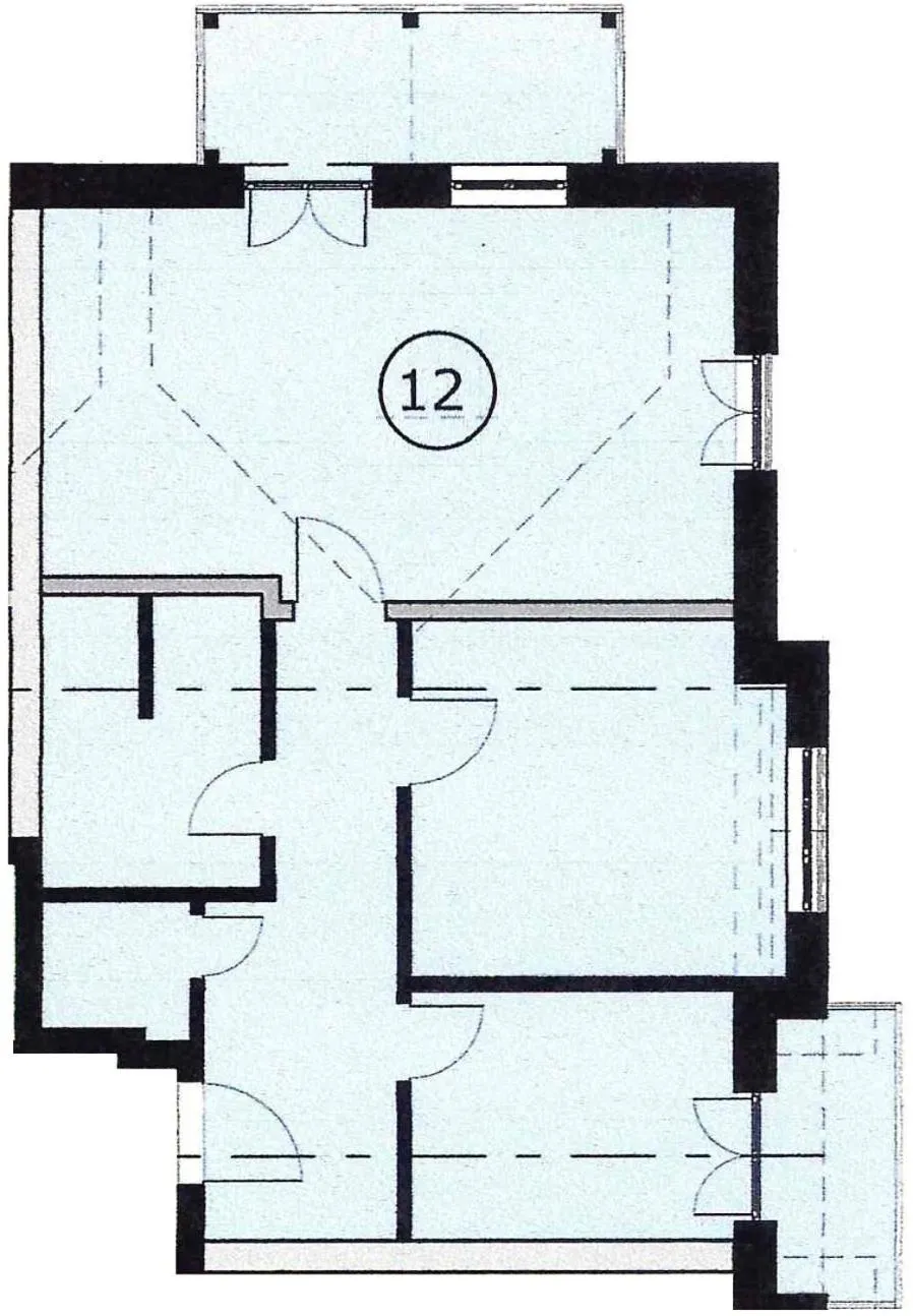 Floor plan in Villa Karina by Rujana