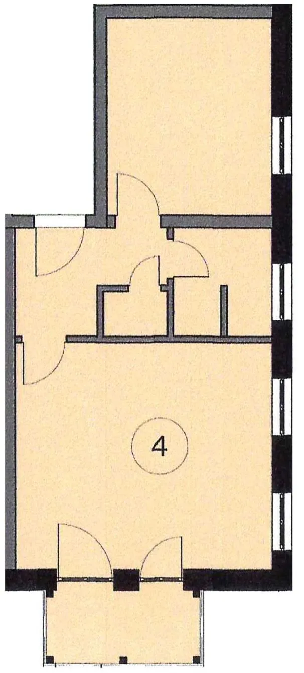 Floor plan in Villa Karina by Rujana