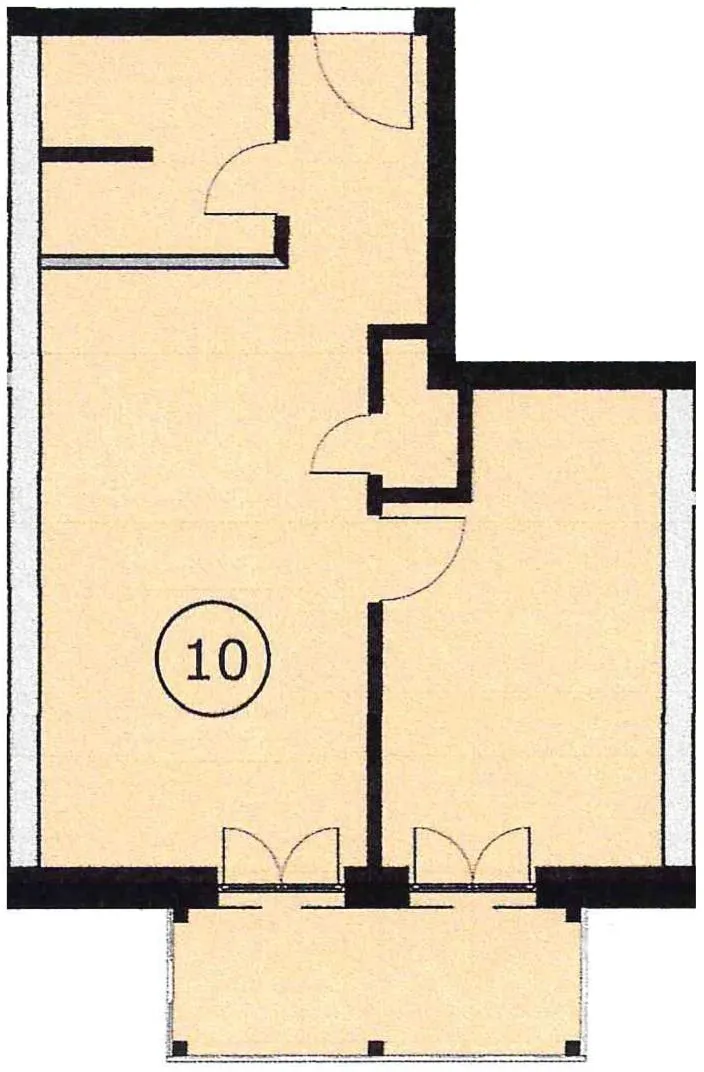 Floor plan in Villa Karina by Rujana