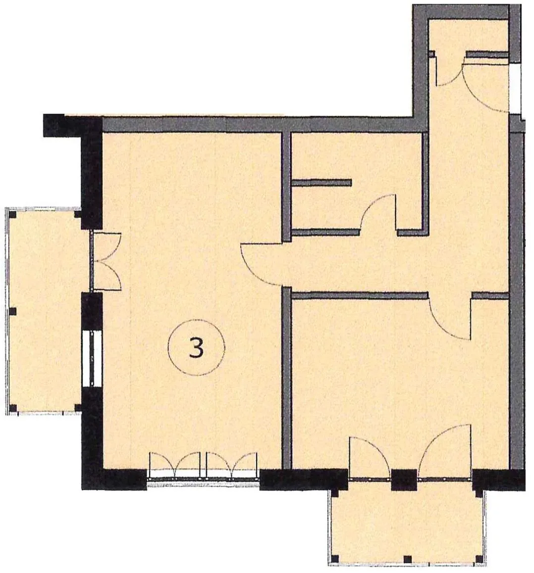 Floor plan in Villa Karina by Rujana