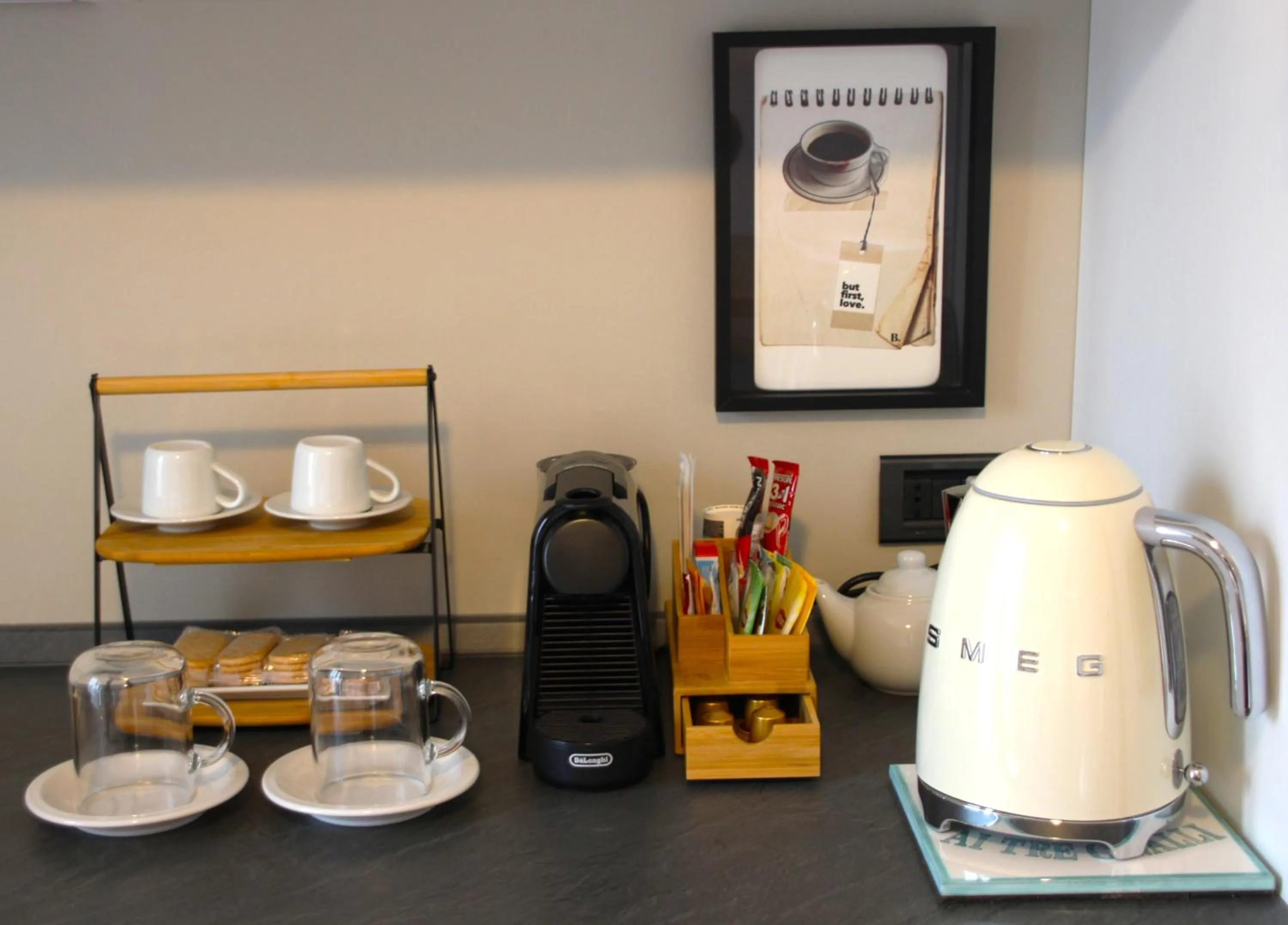 Food and drinks in B&B Ai Tre Cavalli