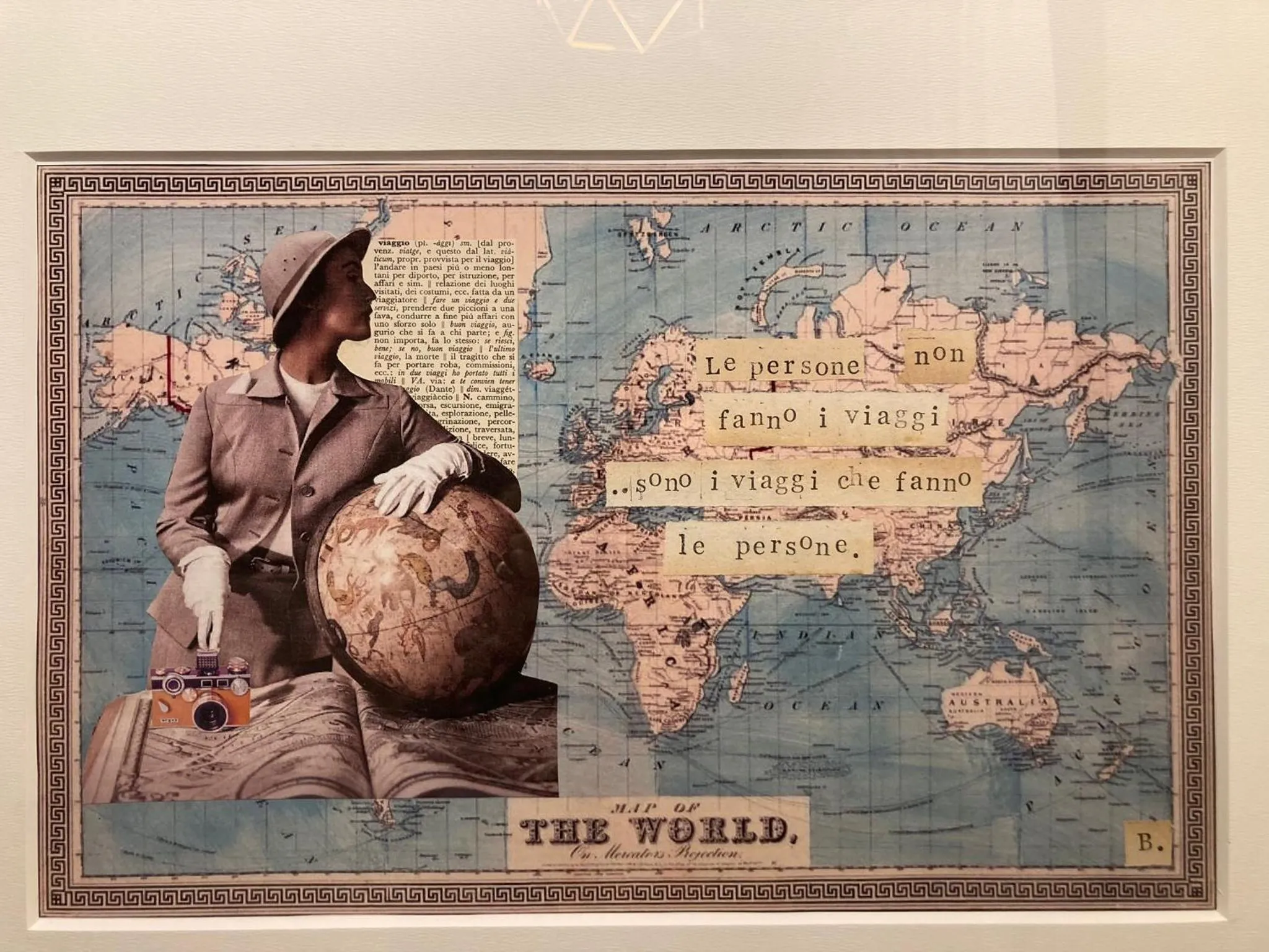 Decorative detail in B&B Ai Tre Cavalli