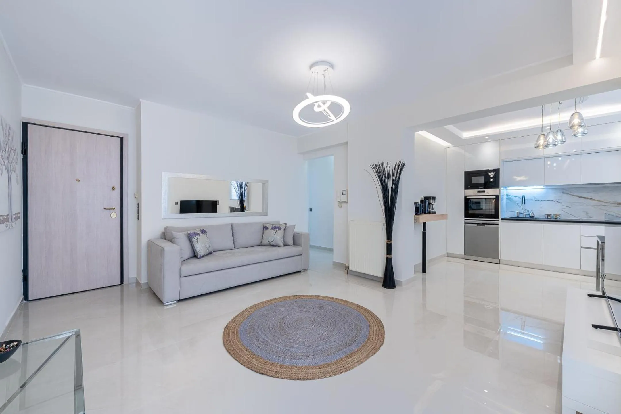 Living room in Acropolis Cozy Apartments