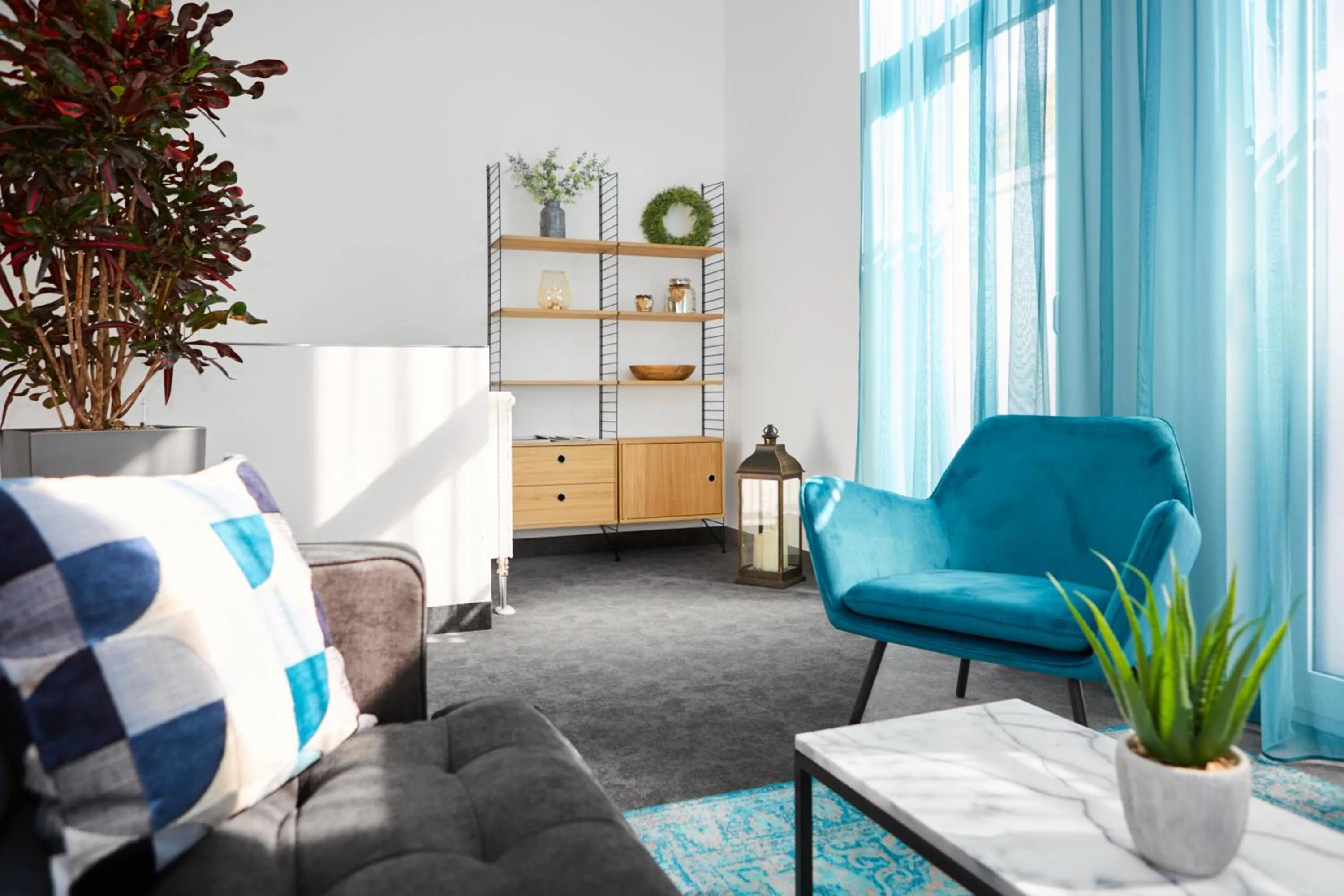 Seating area in SERVENTO Boardinghouse