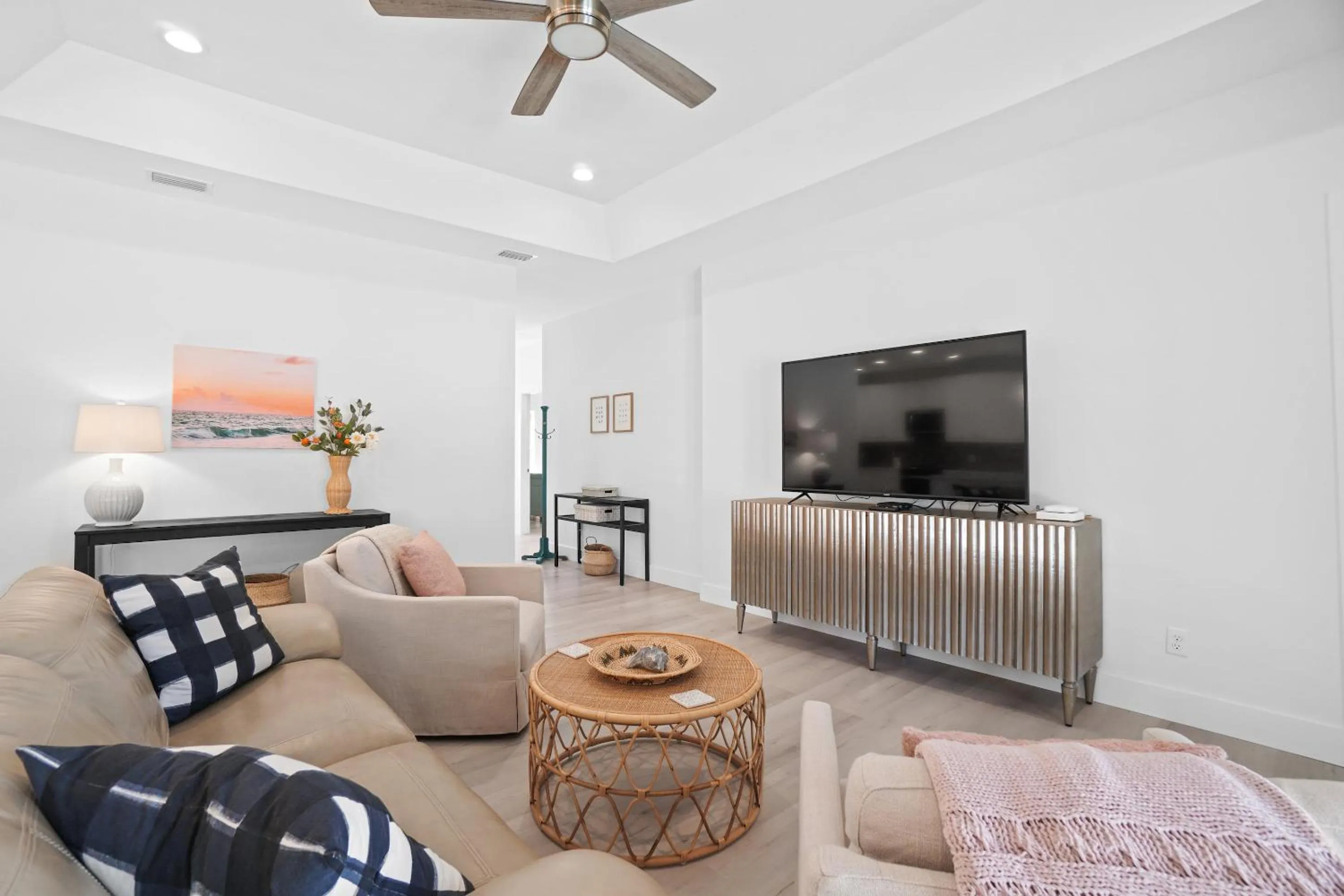 TV and multimedia in Beach House w/Private Pool - The Sanderling