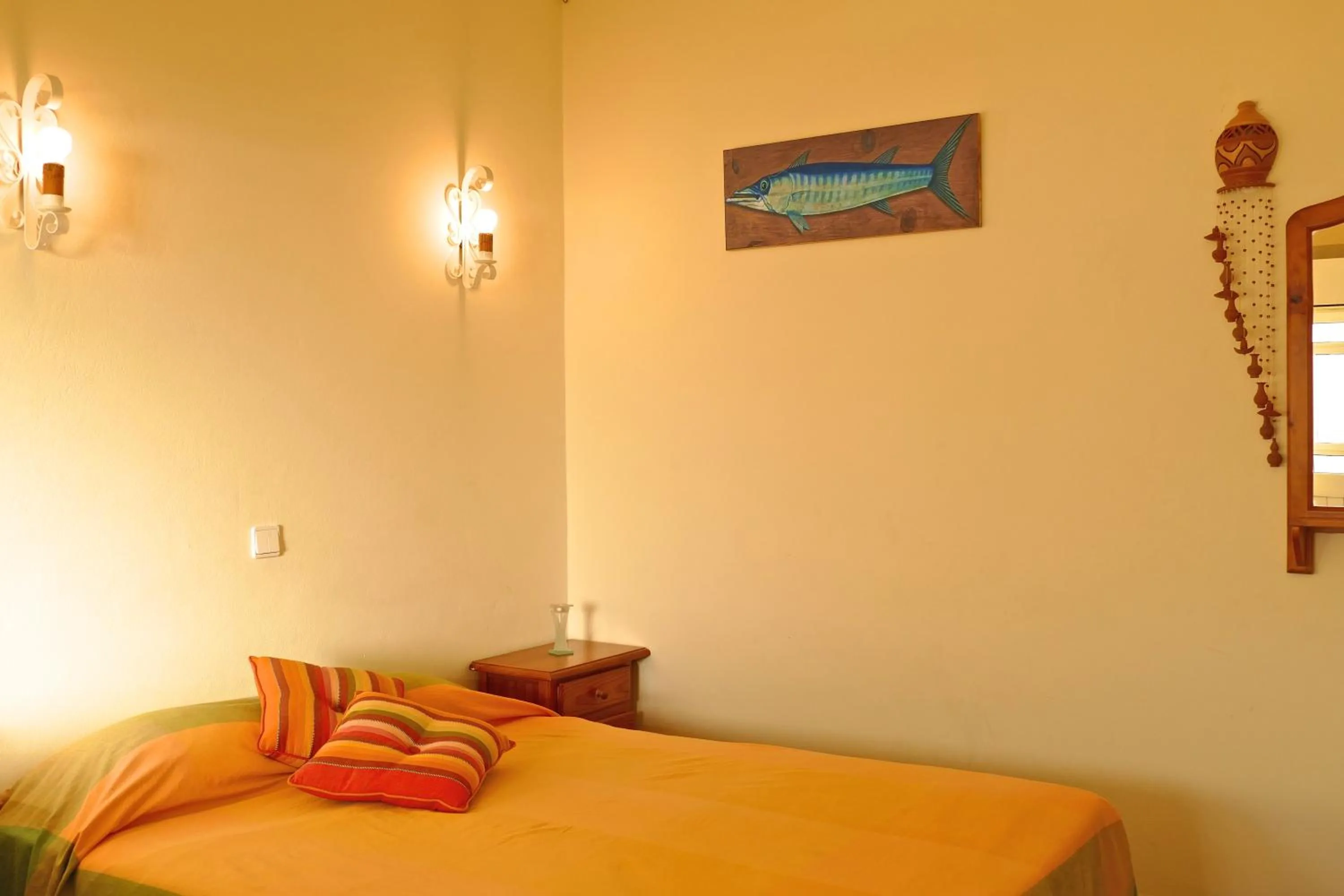 Bedroom, Bed in Apartamentos Barracuda