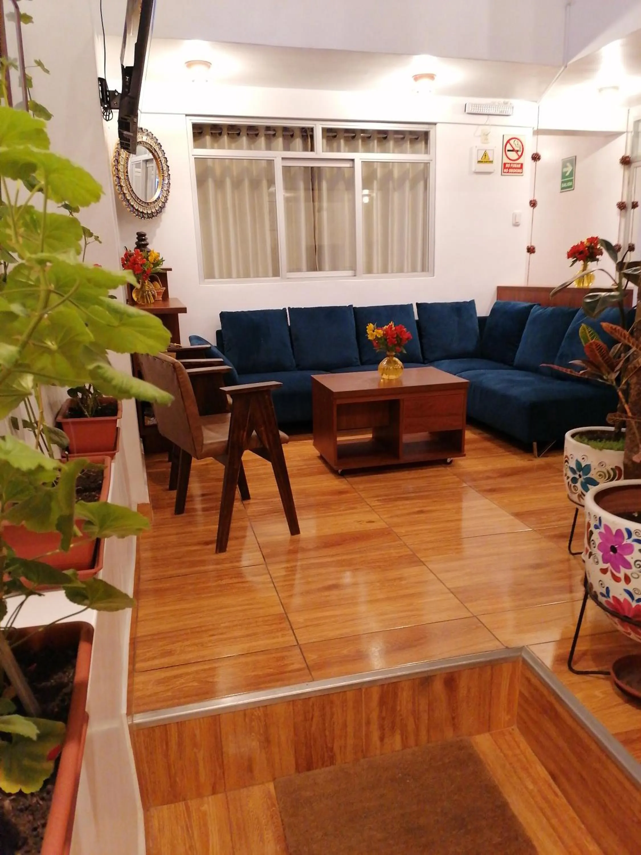 Living room in El Ave Azul Boutique Hotel Cusco
