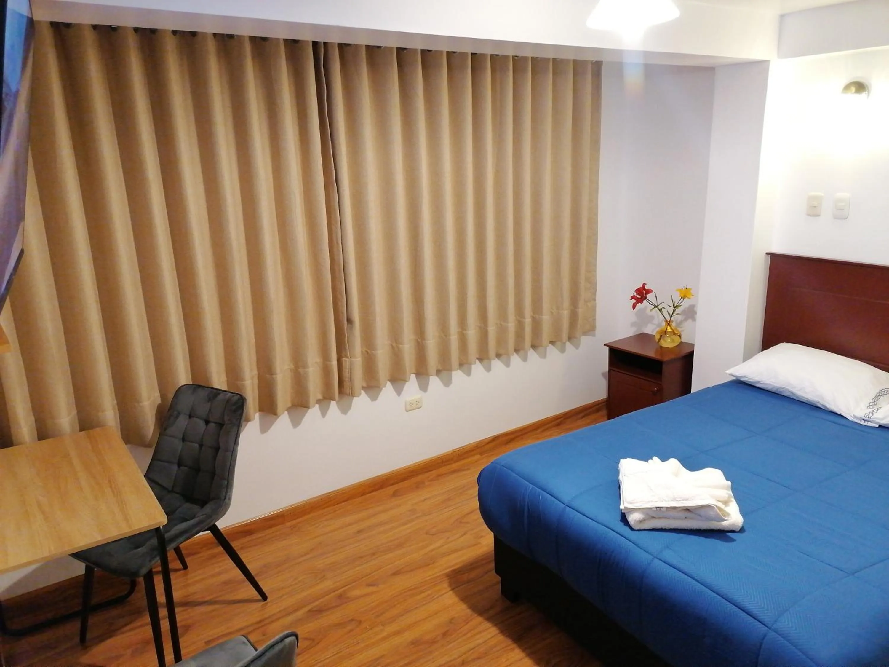 Bed in El Ave Azul Boutique Hotel Cusco