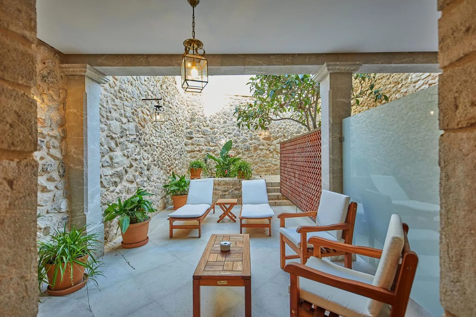 Patio in Cas Comte Suites & Spa - Adults Only