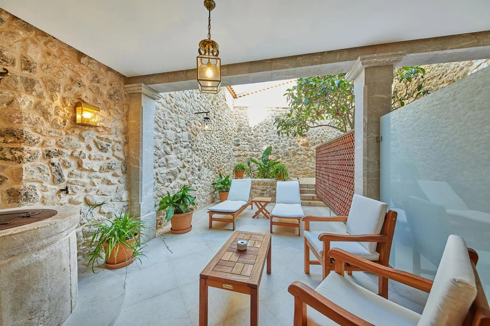 Patio in Cas Comte Suites & Spa - Adults Only
