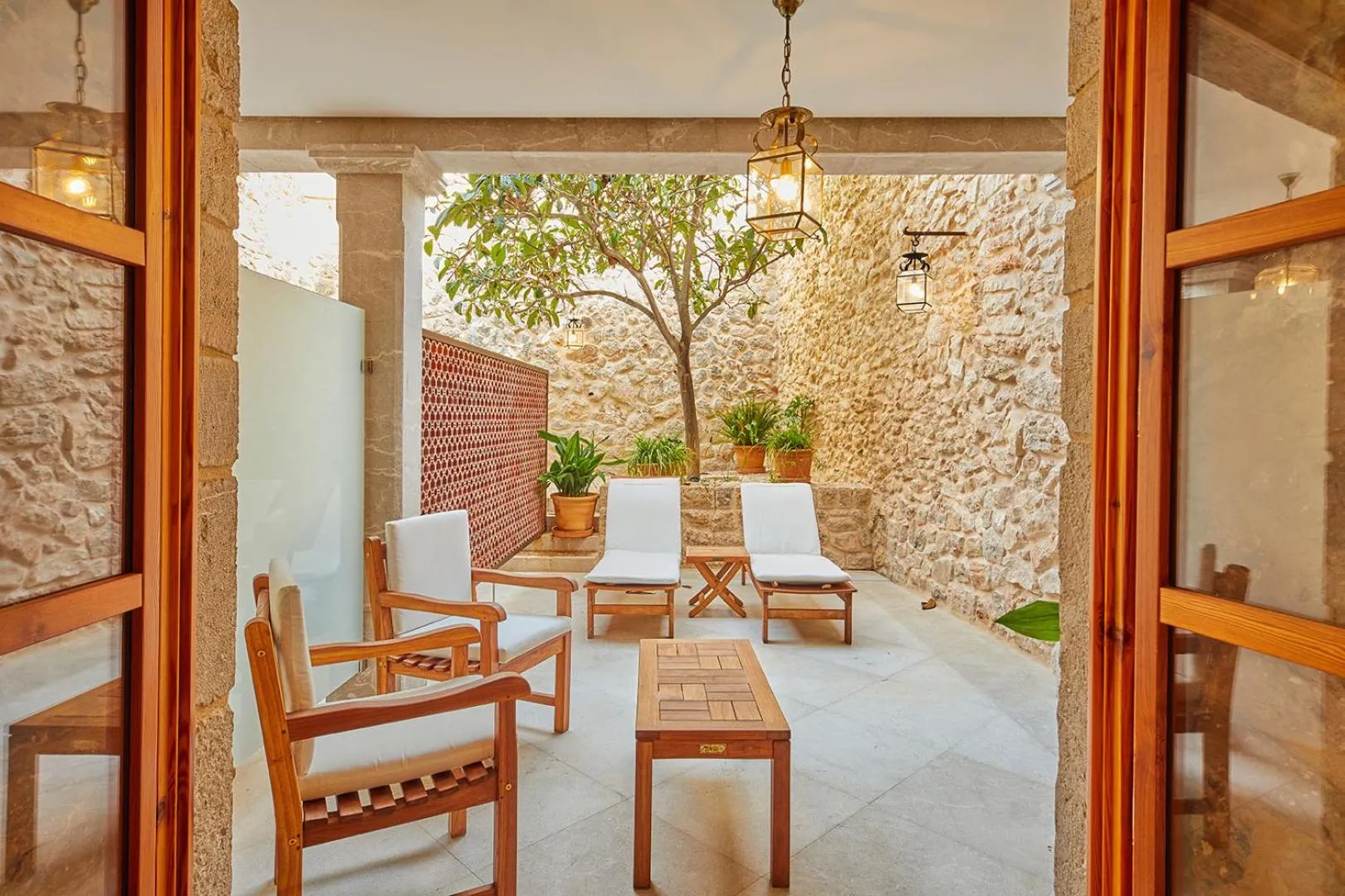 Patio in Cas Comte Suites & Spa - Adults Only