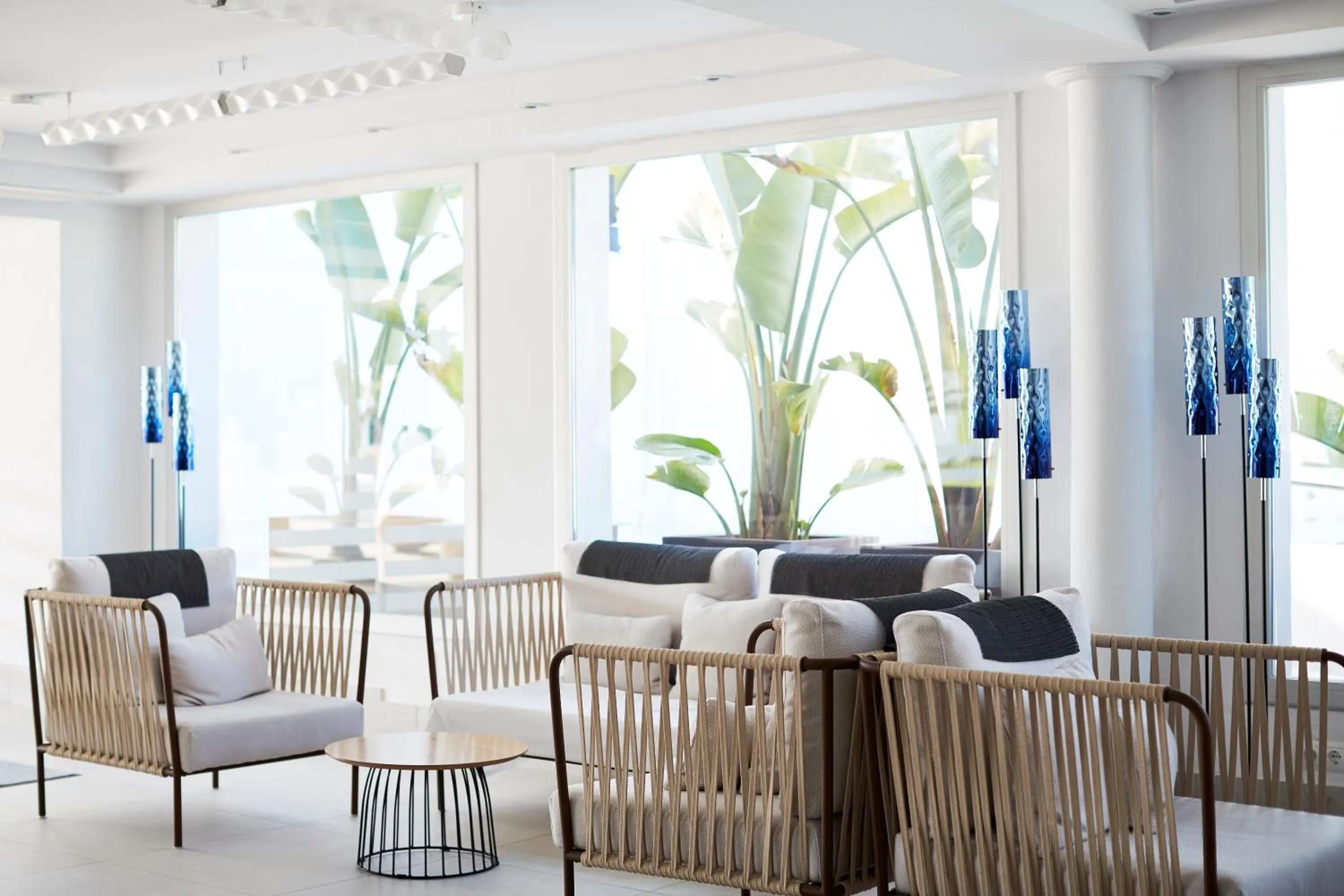 Lobby or reception, Lounge/Bar in Hotel Playasol Cala Tarida