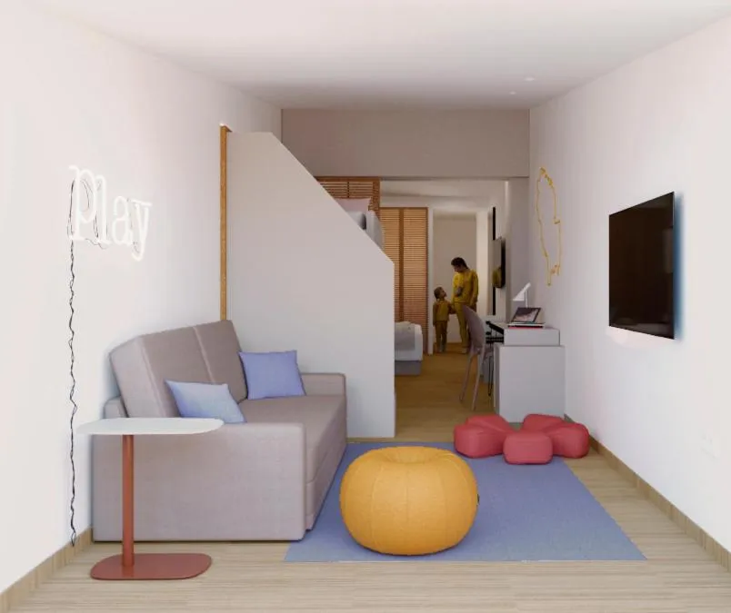 Seating area in Hotel Vibra Cala Tarida-3SUP