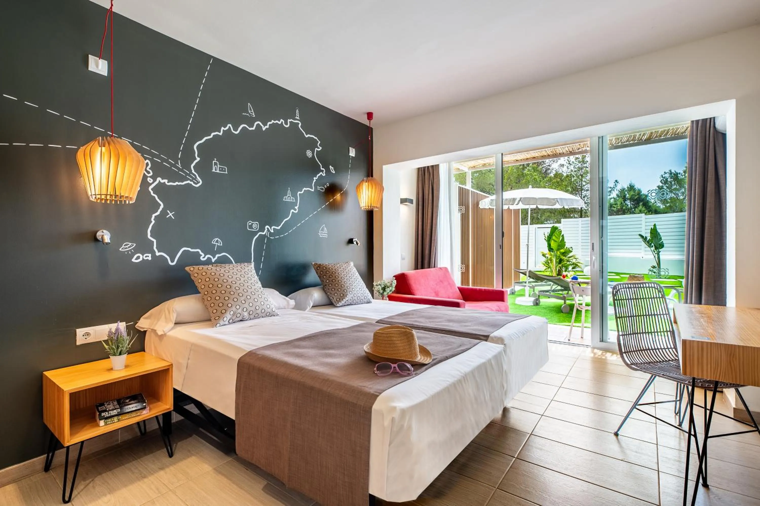 Photo of the whole room, Bed in Hotel Playasol Cala Tarida