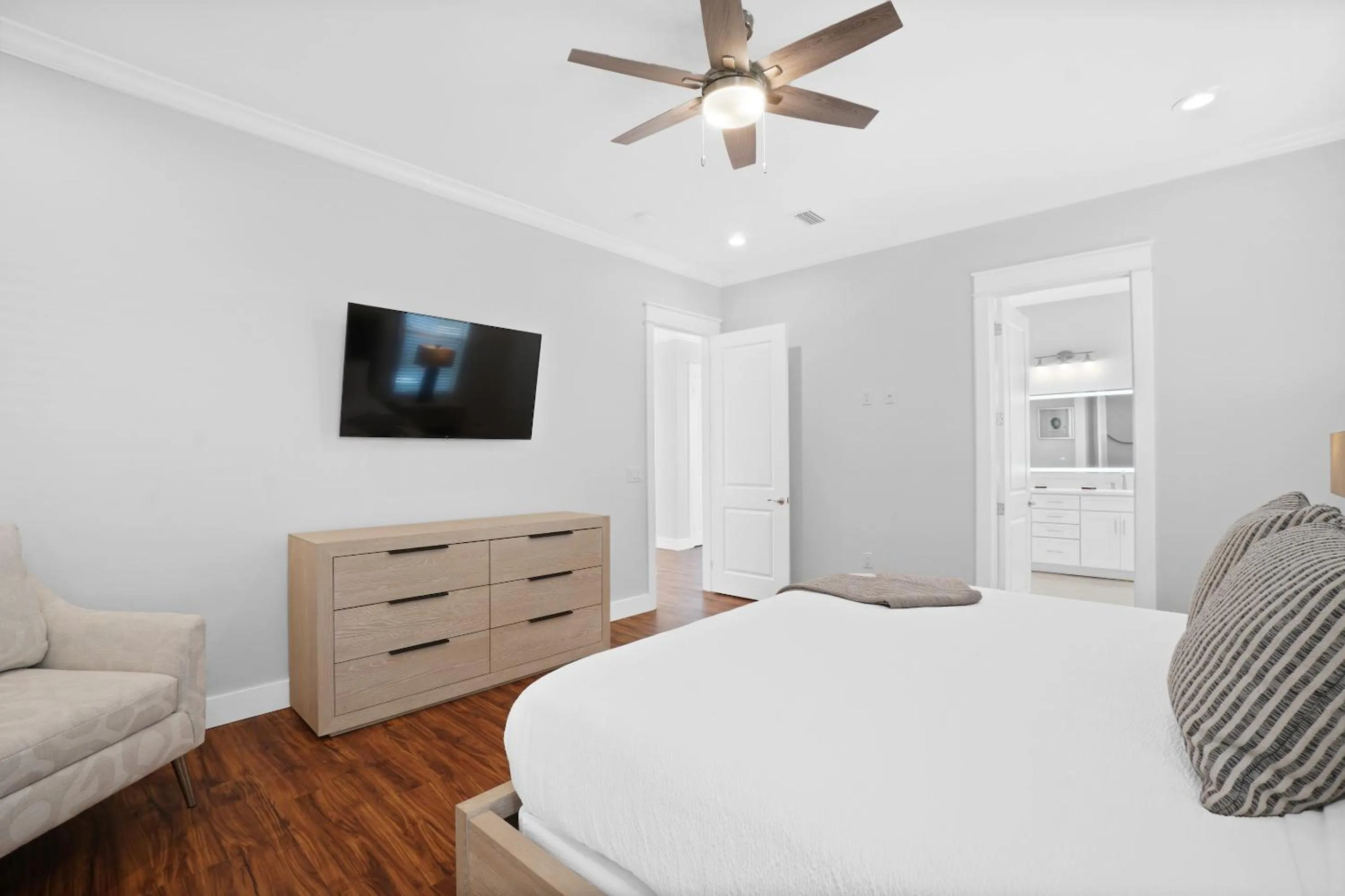 Bed in 30A Beach House - Summer Lovin' by Panhandle Getaways