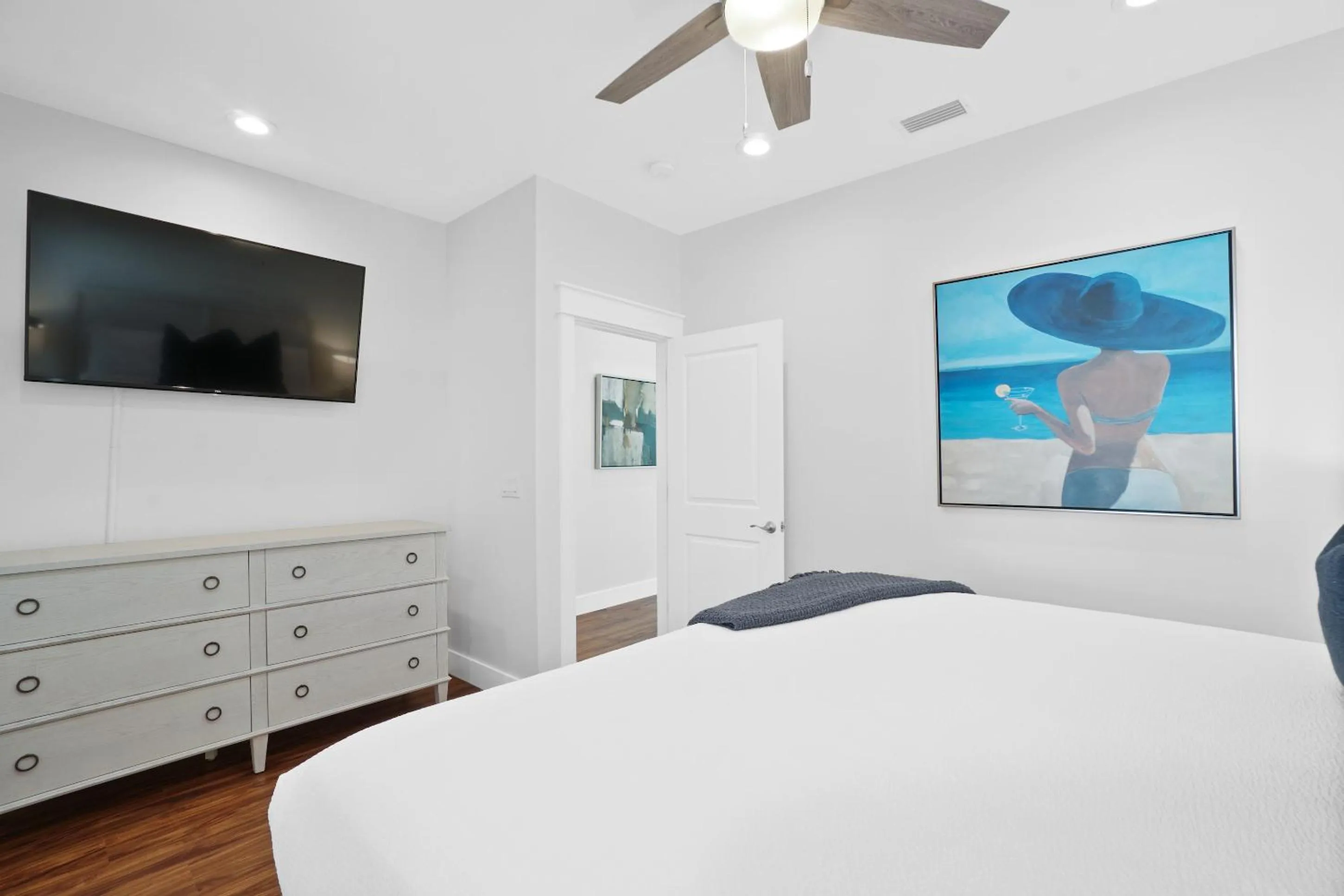 Bed in 30A Beach House - Summer Lovin' by Panhandle Getaways