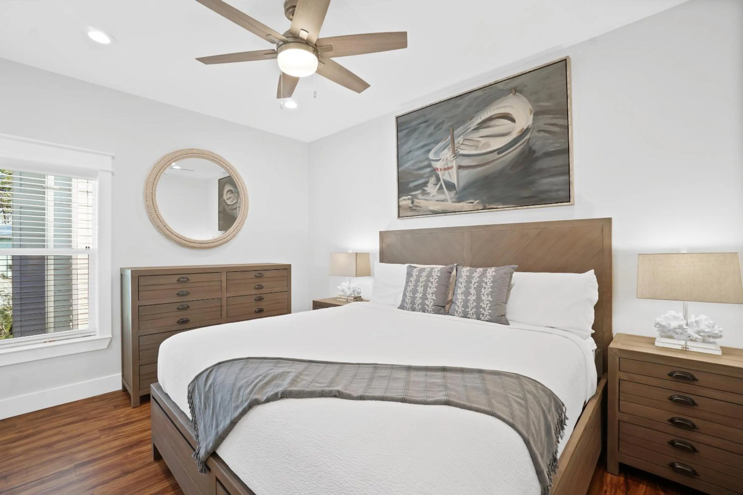 Bed in 30A Beach House - Summer Lovin' by Panhandle Getaways