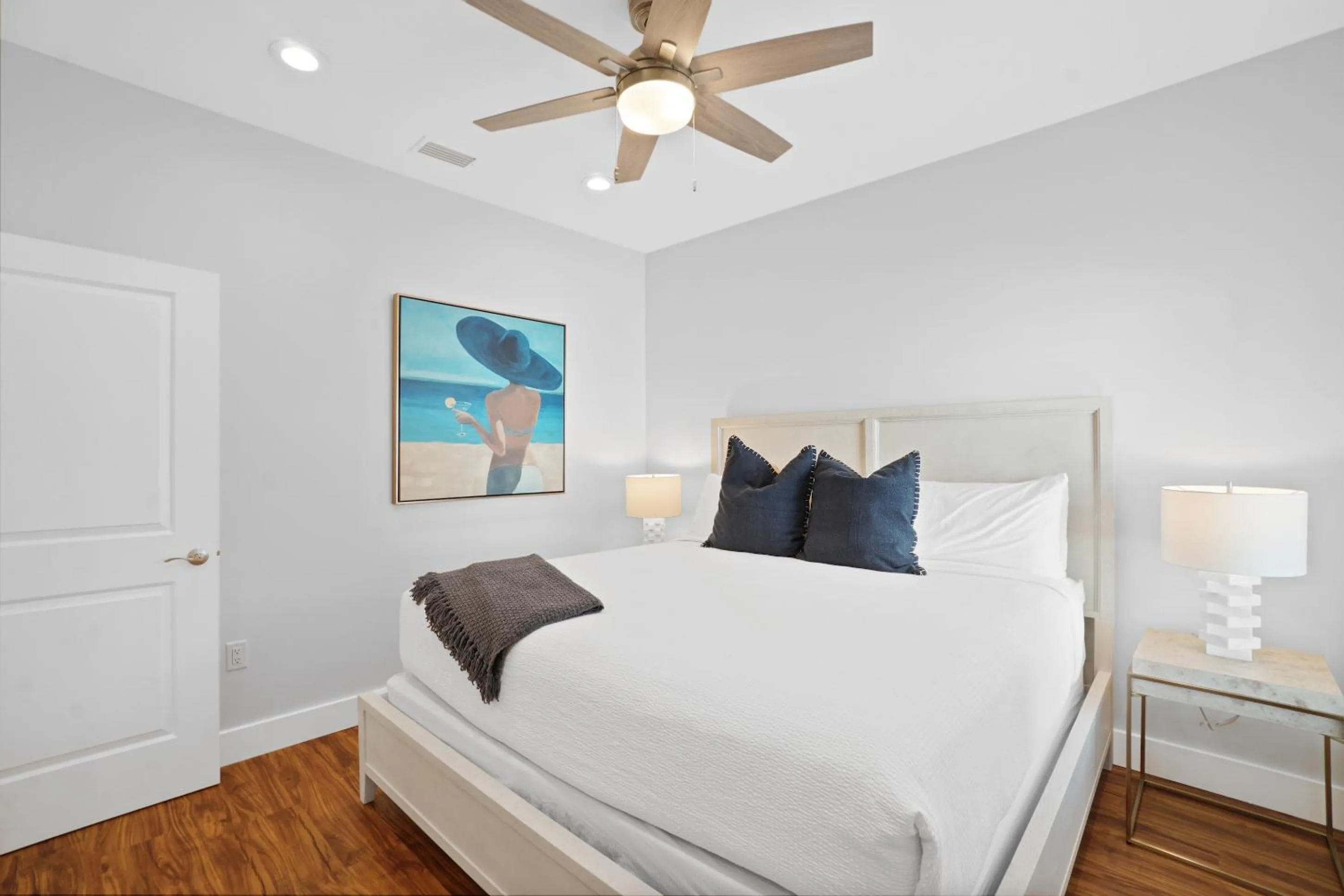 Bed in 30A Beach House - Summer Lovin' by Panhandle Getaways