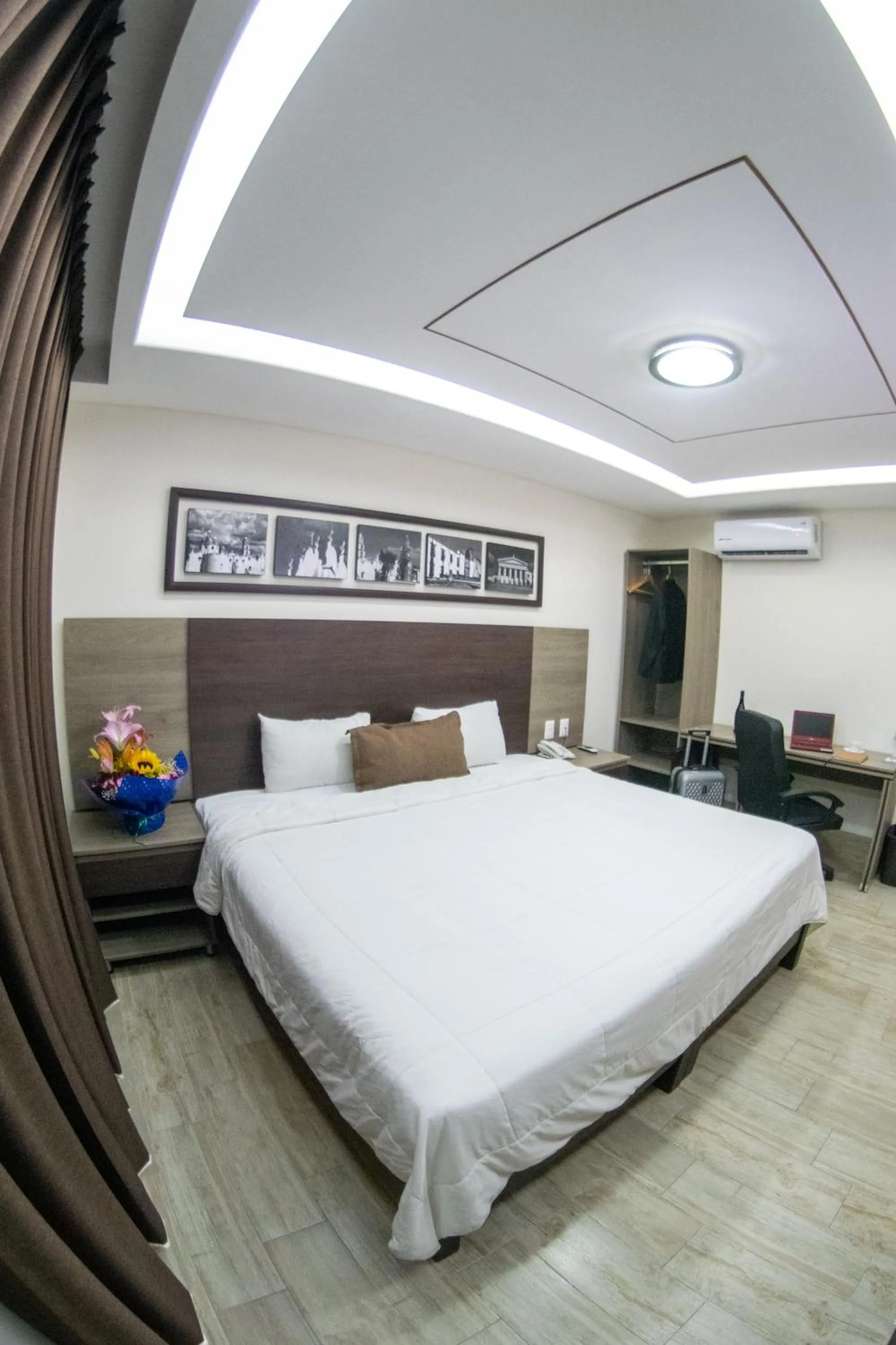 Bed in Hotel River Poliforum