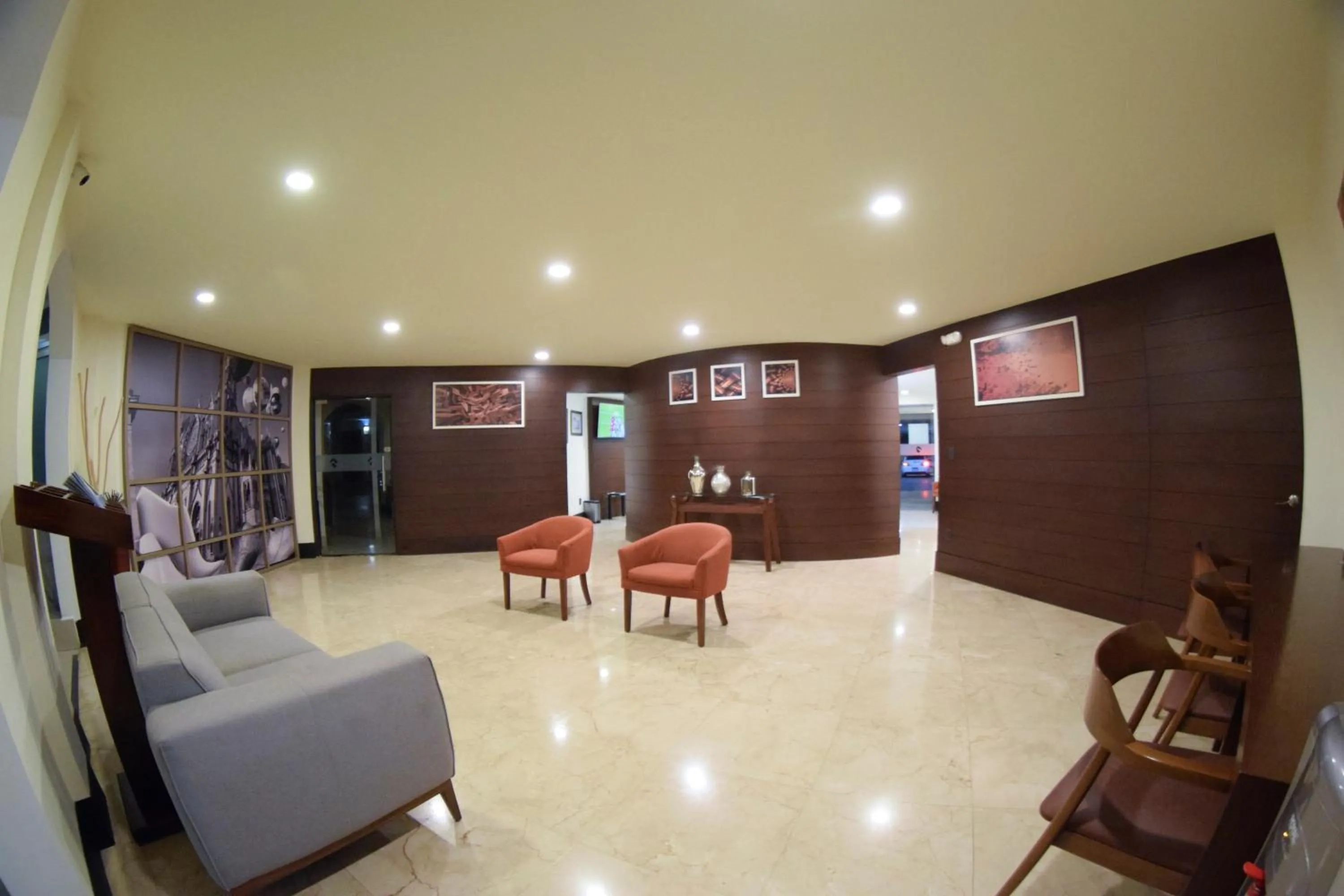 Lobby or reception in Hotel River Poliforum