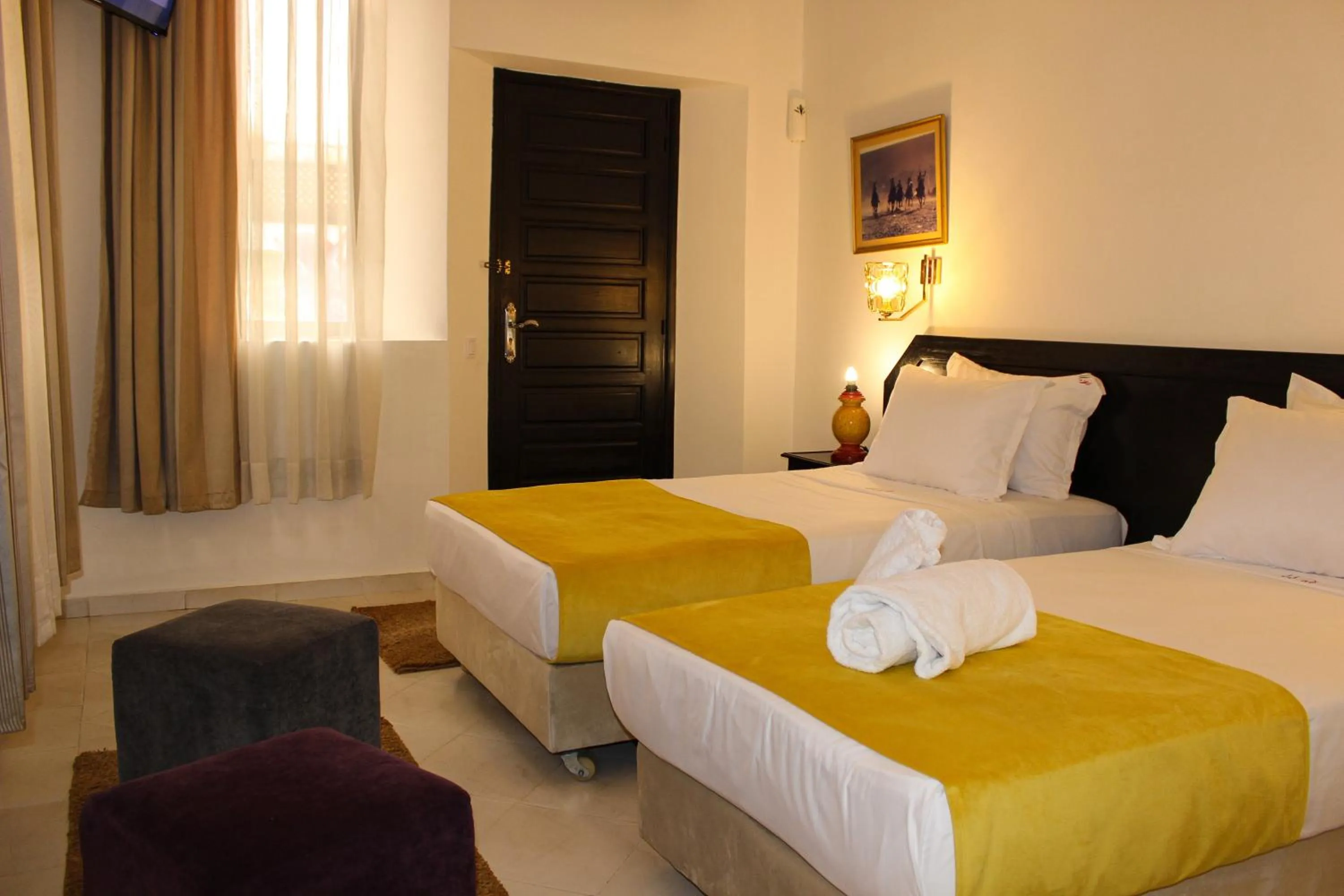 Photo of the whole room, Bed in Majorel Pearl Hotel-Riad-Restaurant Piscine&Spa