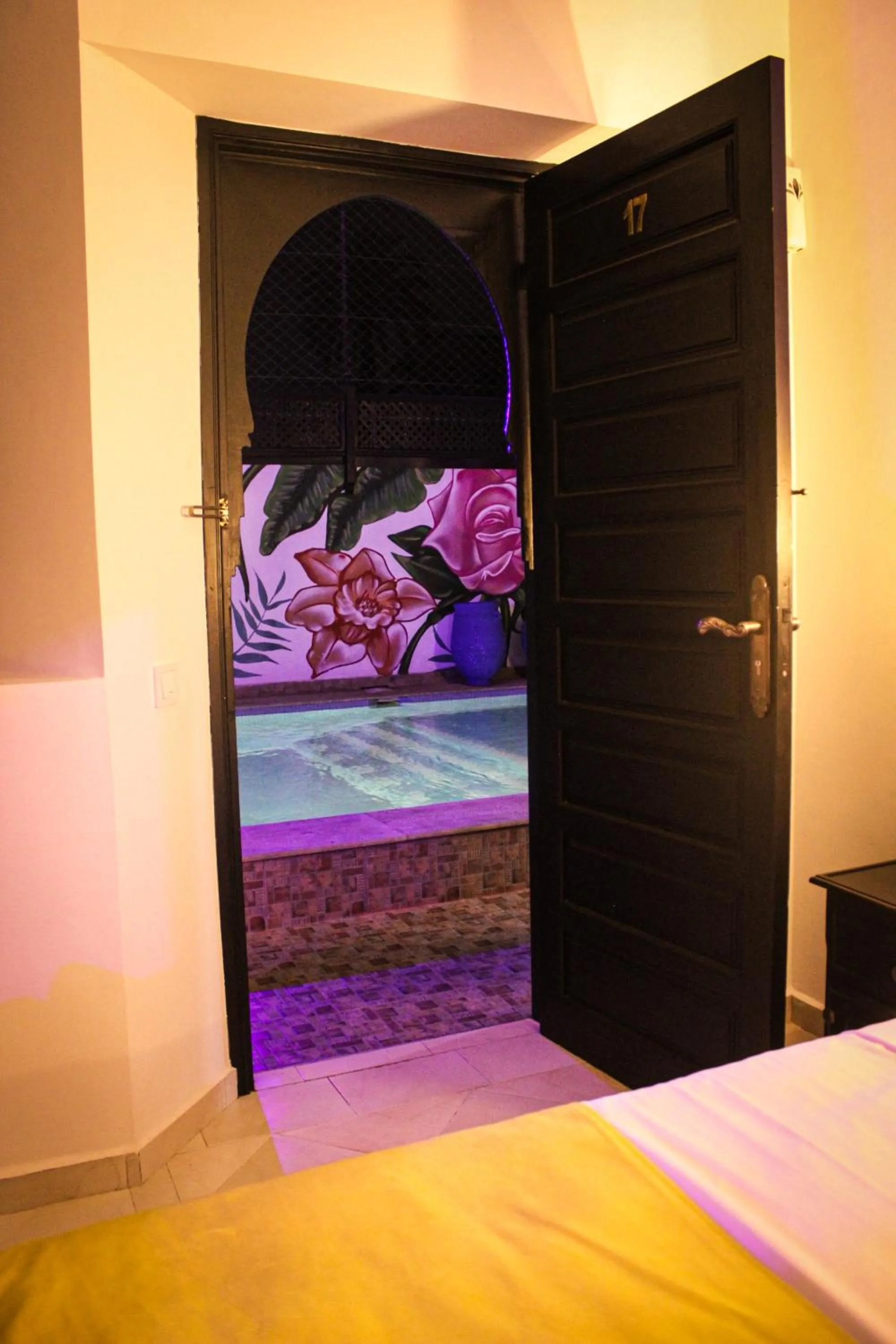 Bedroom, Bed in Majorel Pearl Hotel-Riad-Restaurant Piscine&Spa