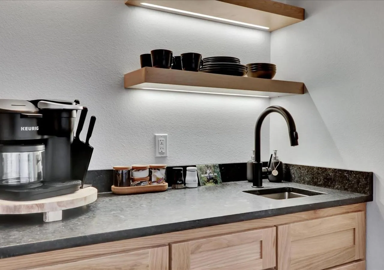 Kitchen or kitchenette in Starlight Haven Hot Springs