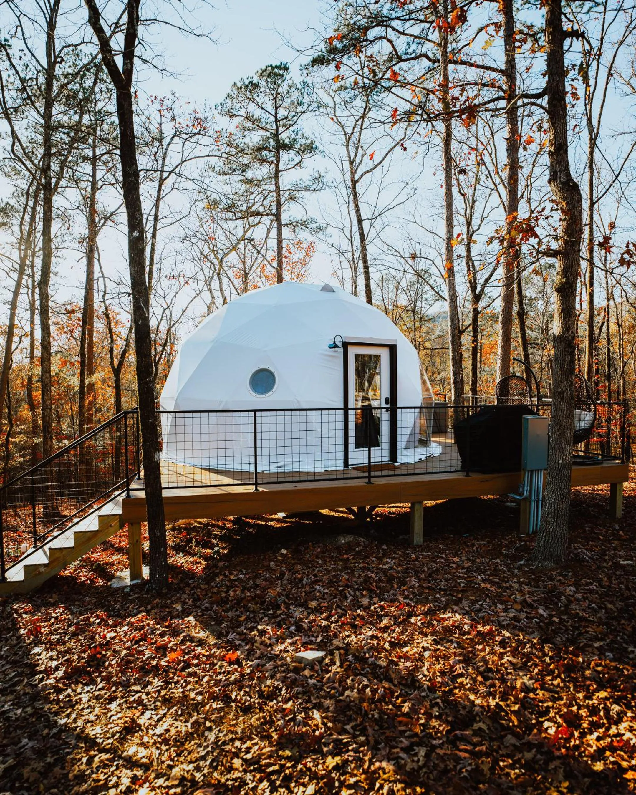 Patio in Starlight Haven Hot Springs