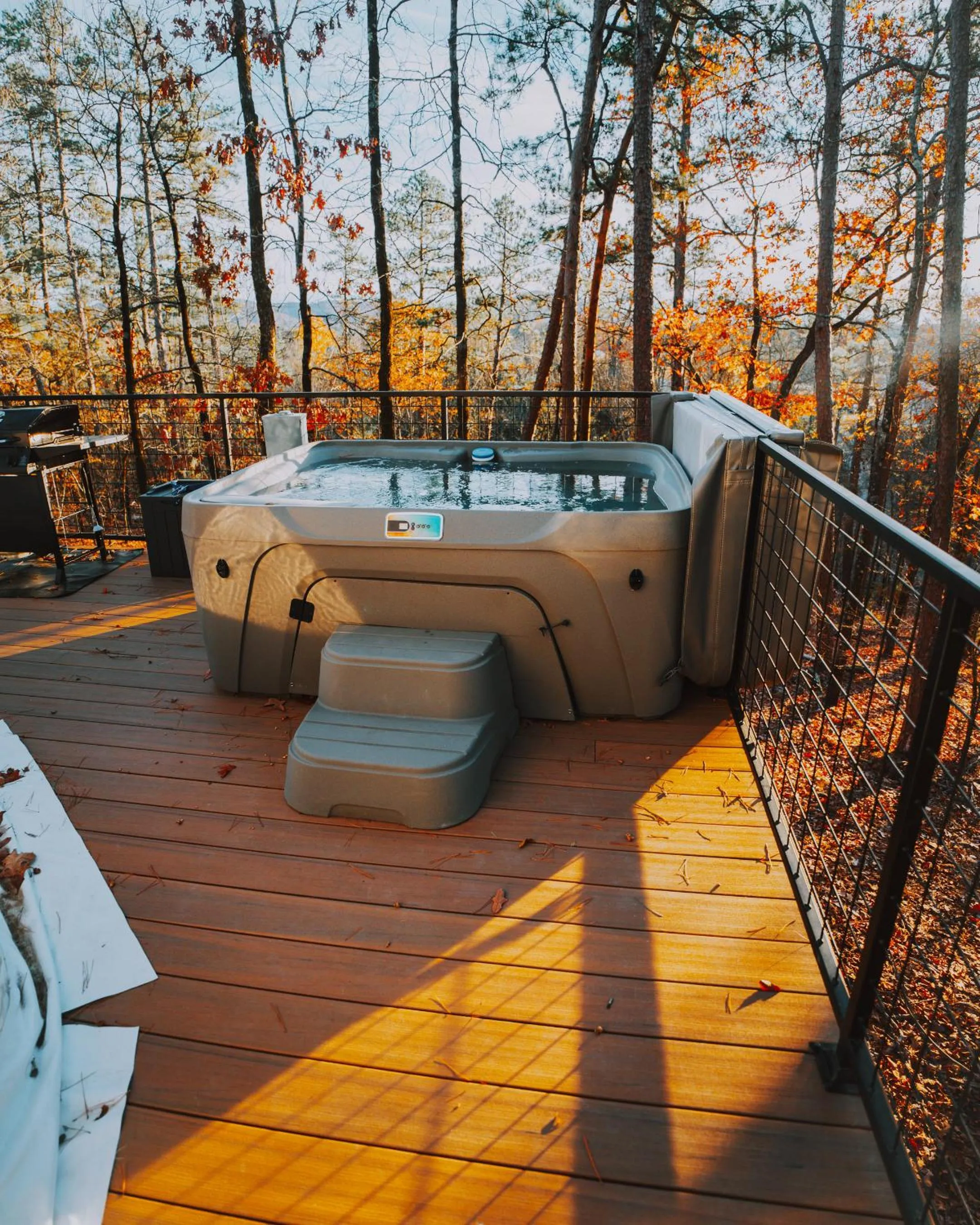 Patio in Starlight Haven Hot Springs